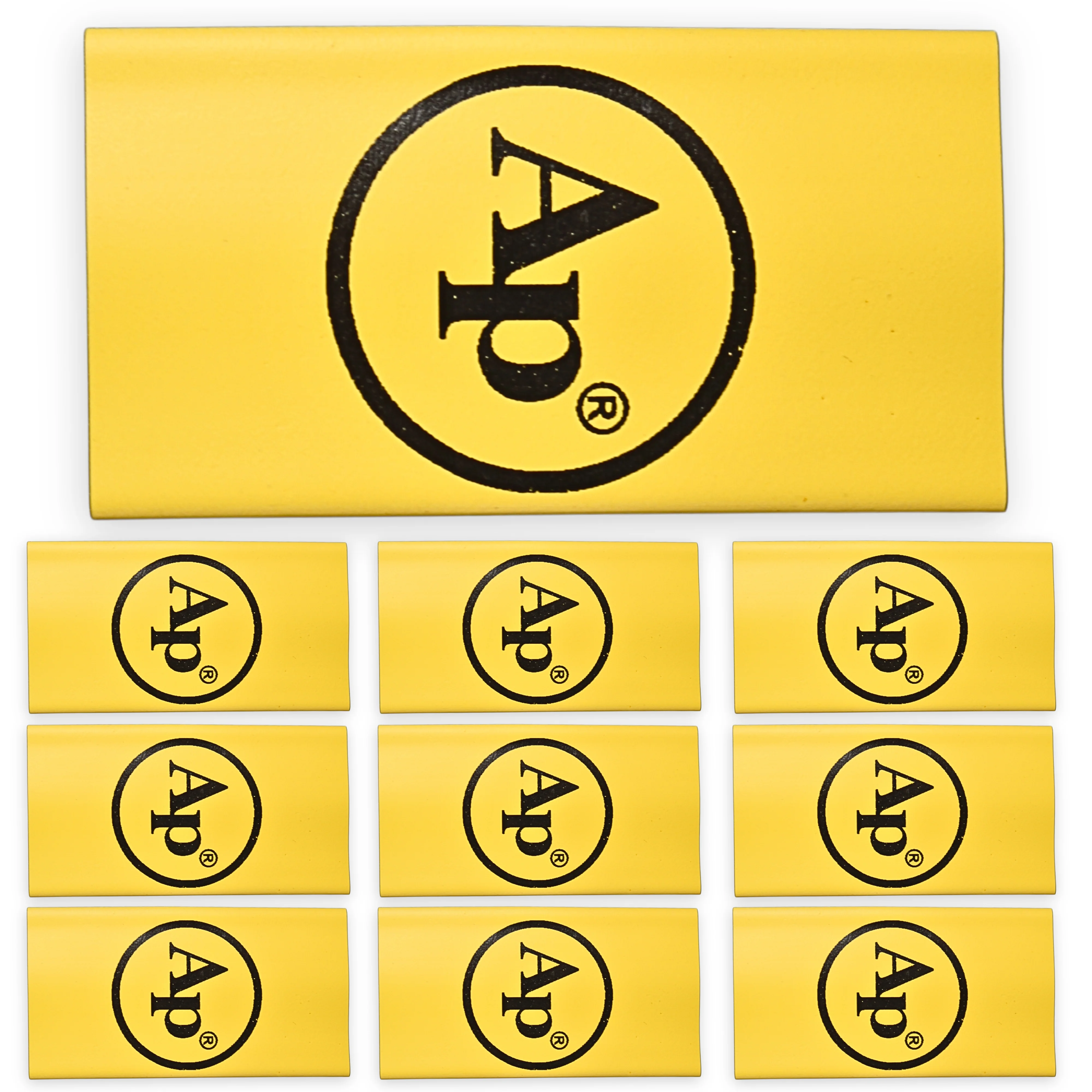 0 Gauge 3:1 Heat Shrink with Audiopipe Logo 10 Pack Yellow - Image 2