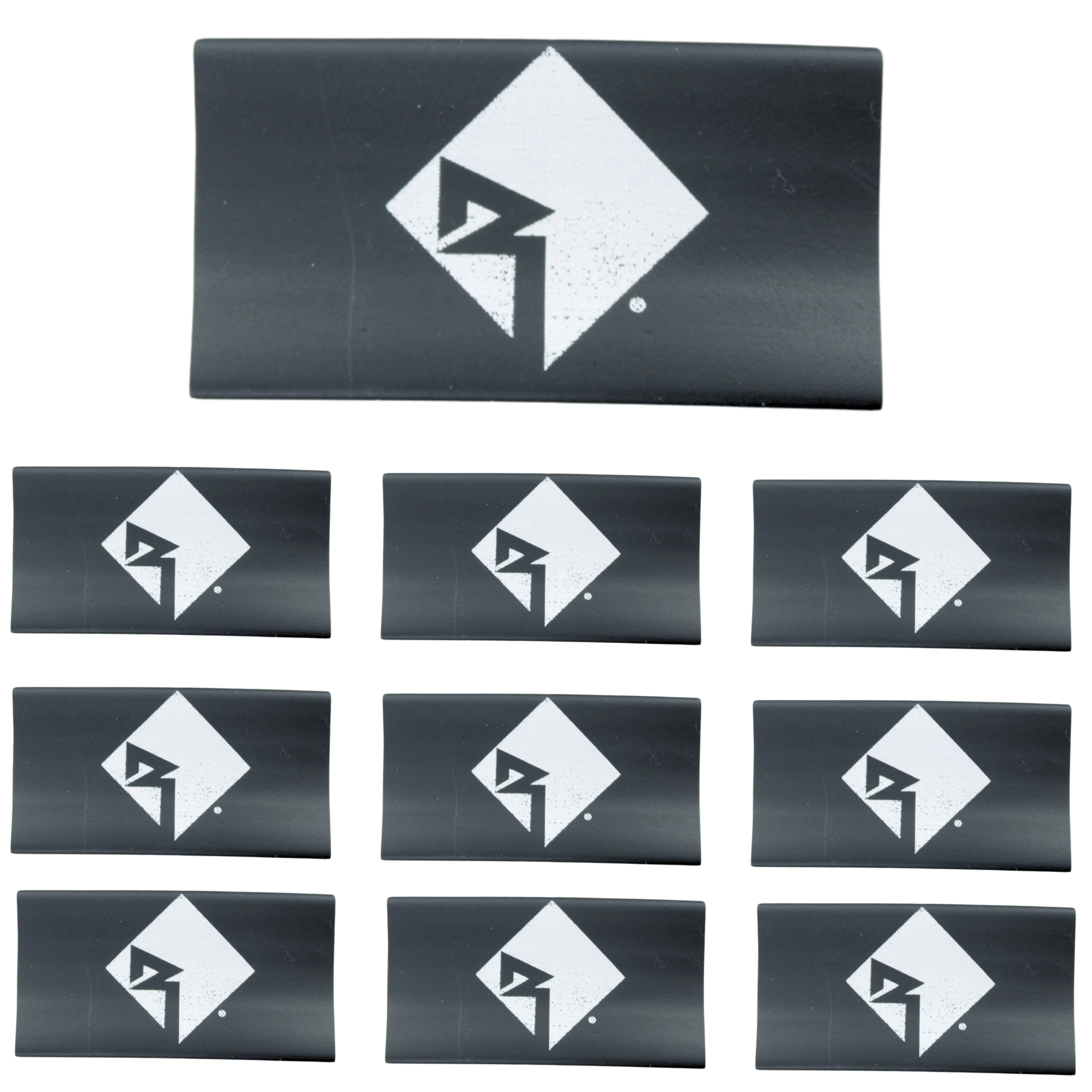 0 Gauge 3:1 Heat Shrink with Rockford Fosgate Logo 10 Pack Black - Image 3