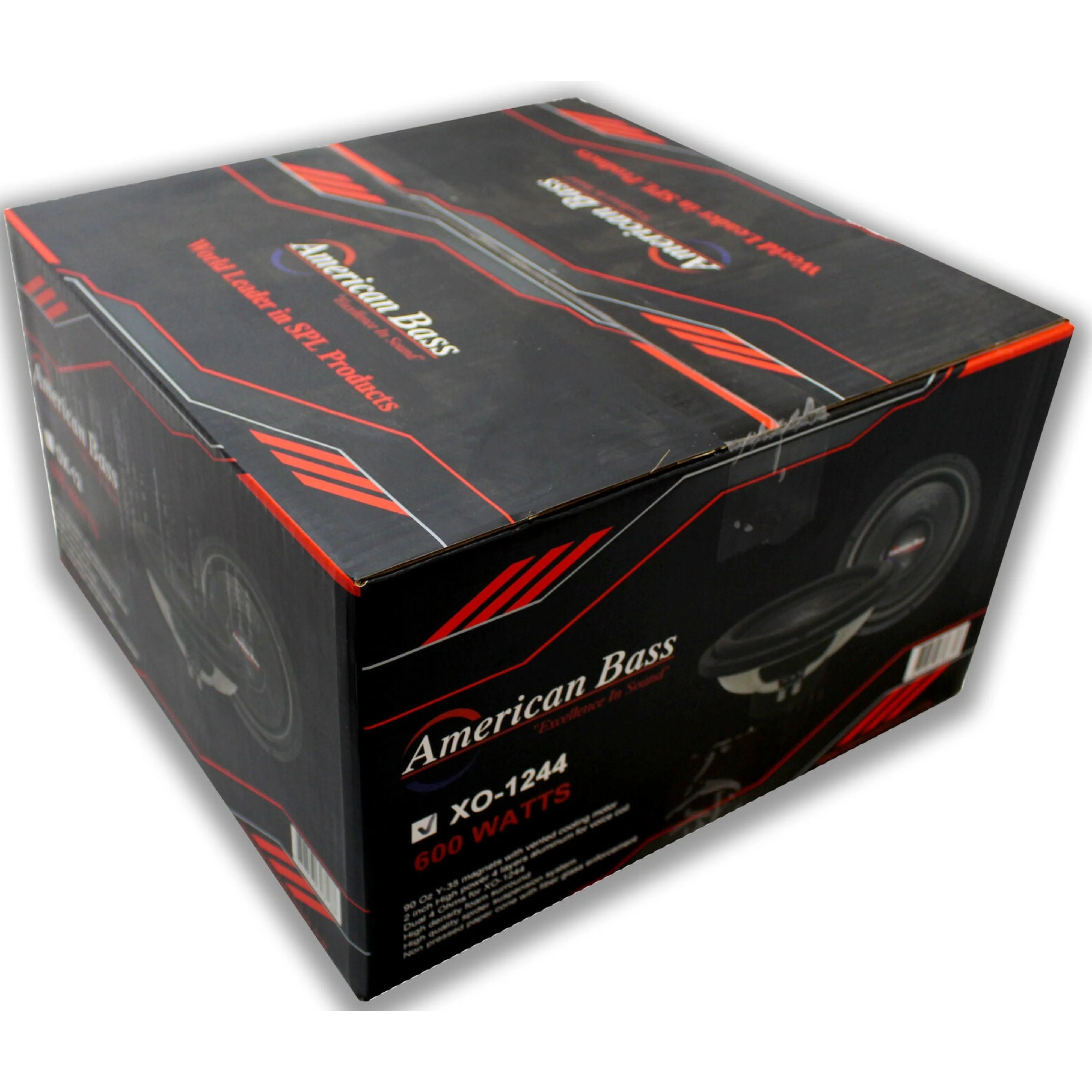 American Bass Car Audio 12" Subwoofer 2" Dual Voice Coil 4 Ohm 600W XO-1244 - Image 5