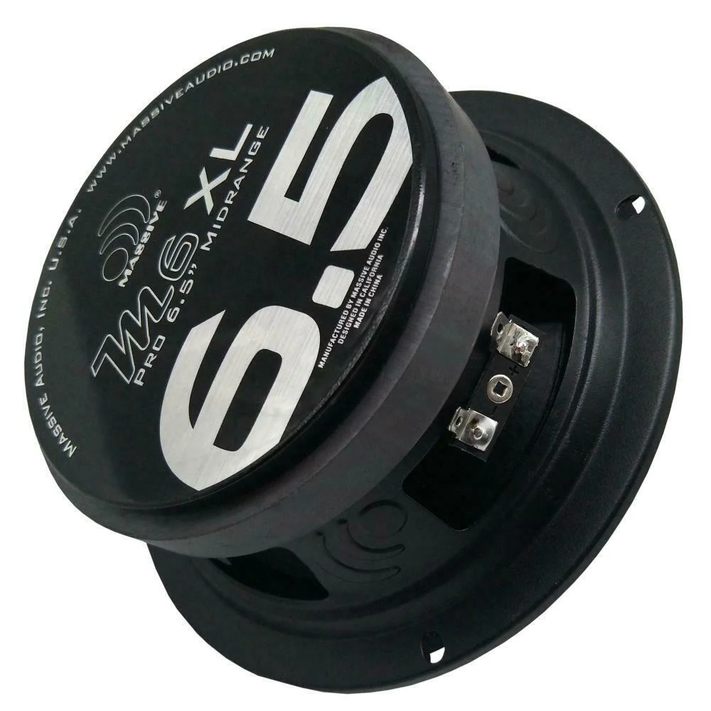 Massive Audio Pro 6.5" 200W RMS Mid-Range Speaker 8-Ohm Bullet / M6XL - Image 3