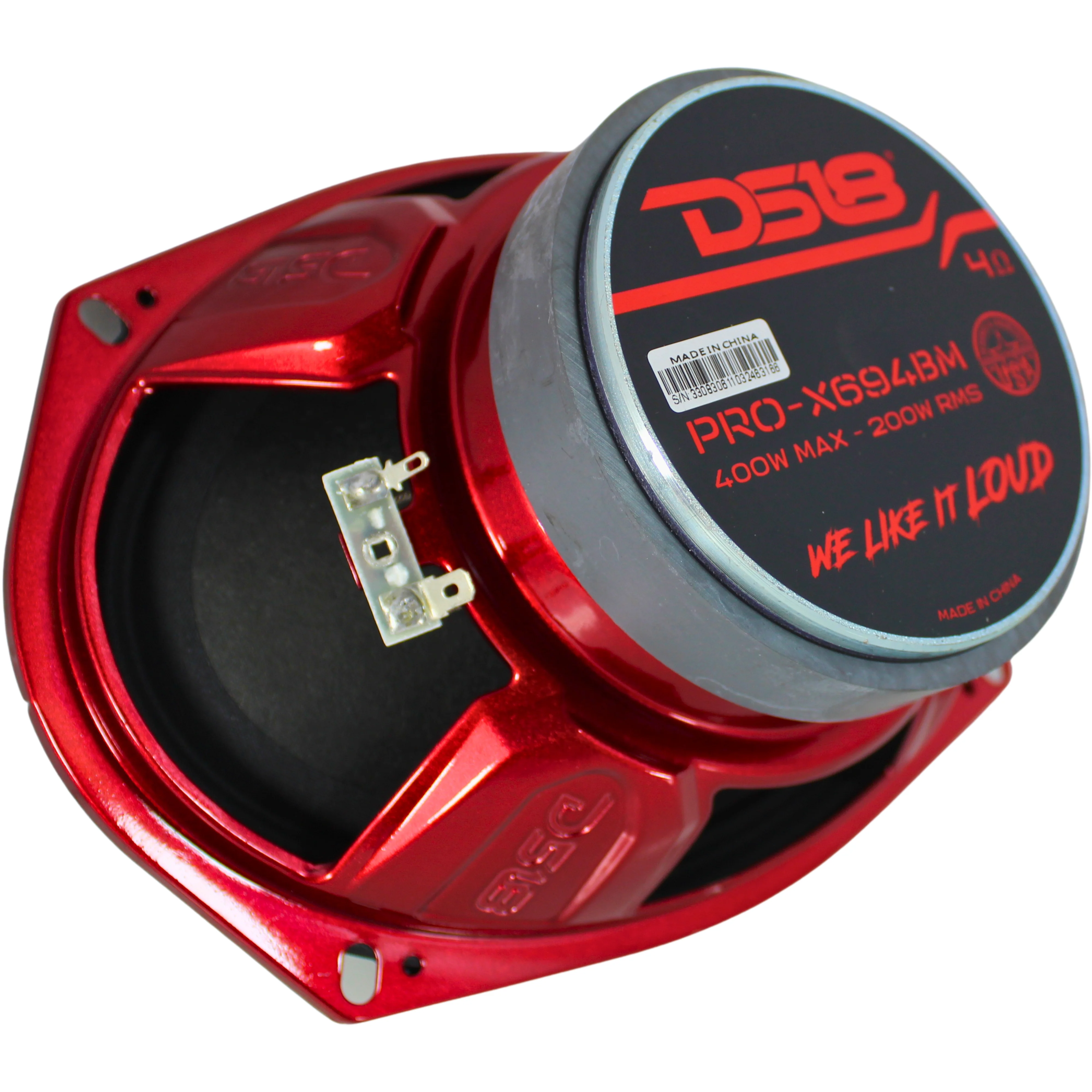DS18 Pro 6x9" 200W RMS 4-Ohm Midrange Loud Speaker with Grill/ PRO-X694BM - Image 7