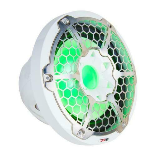 DS18 Hydro 10" White Marine Subwoofer Powersports 600W 4 Ohm RGB LED NXL10SUB - Image 2