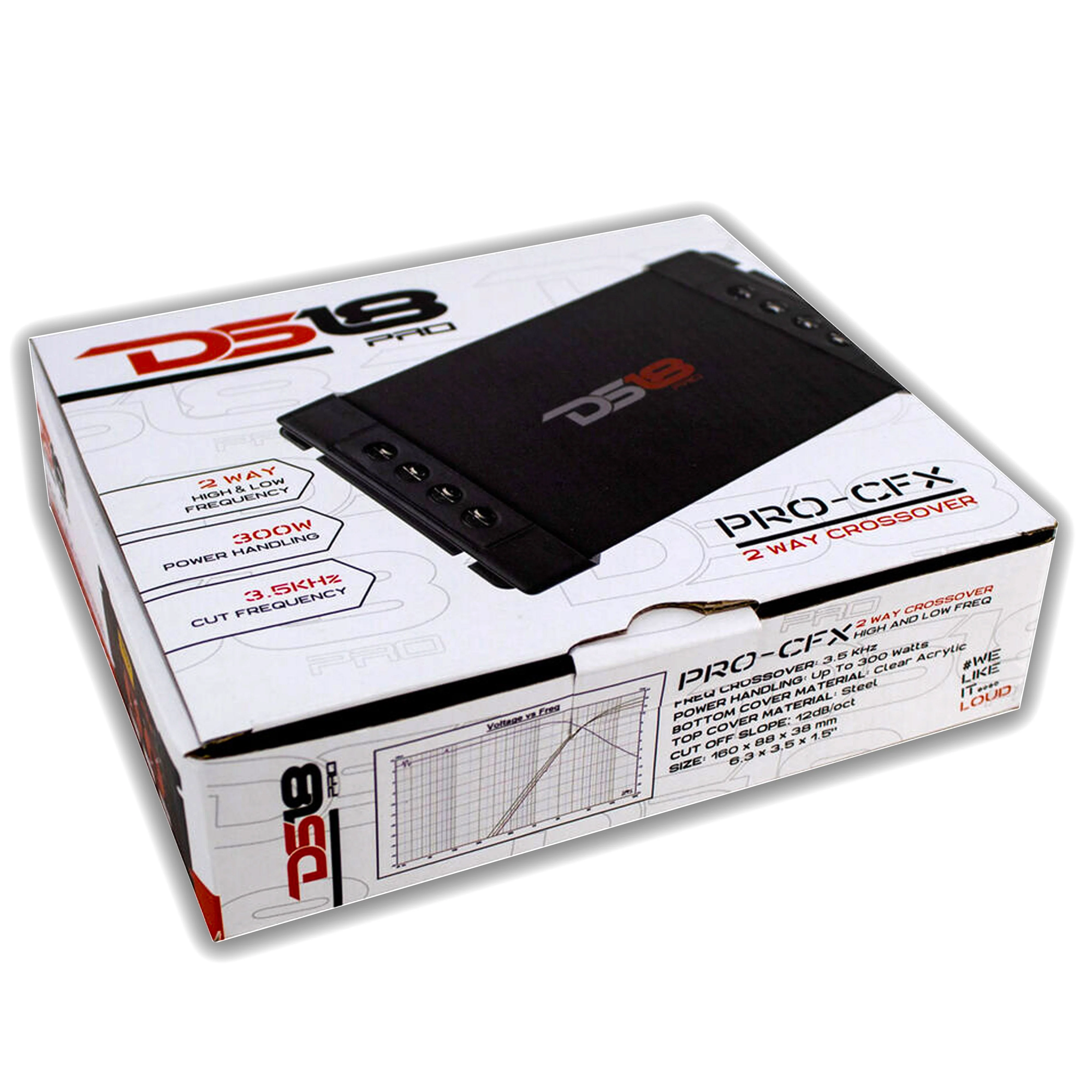 DS18 Car Audio Passive 2 Way Crossovers for Two Way Speaker Tweeter 300W PRO-CFX - Image 7