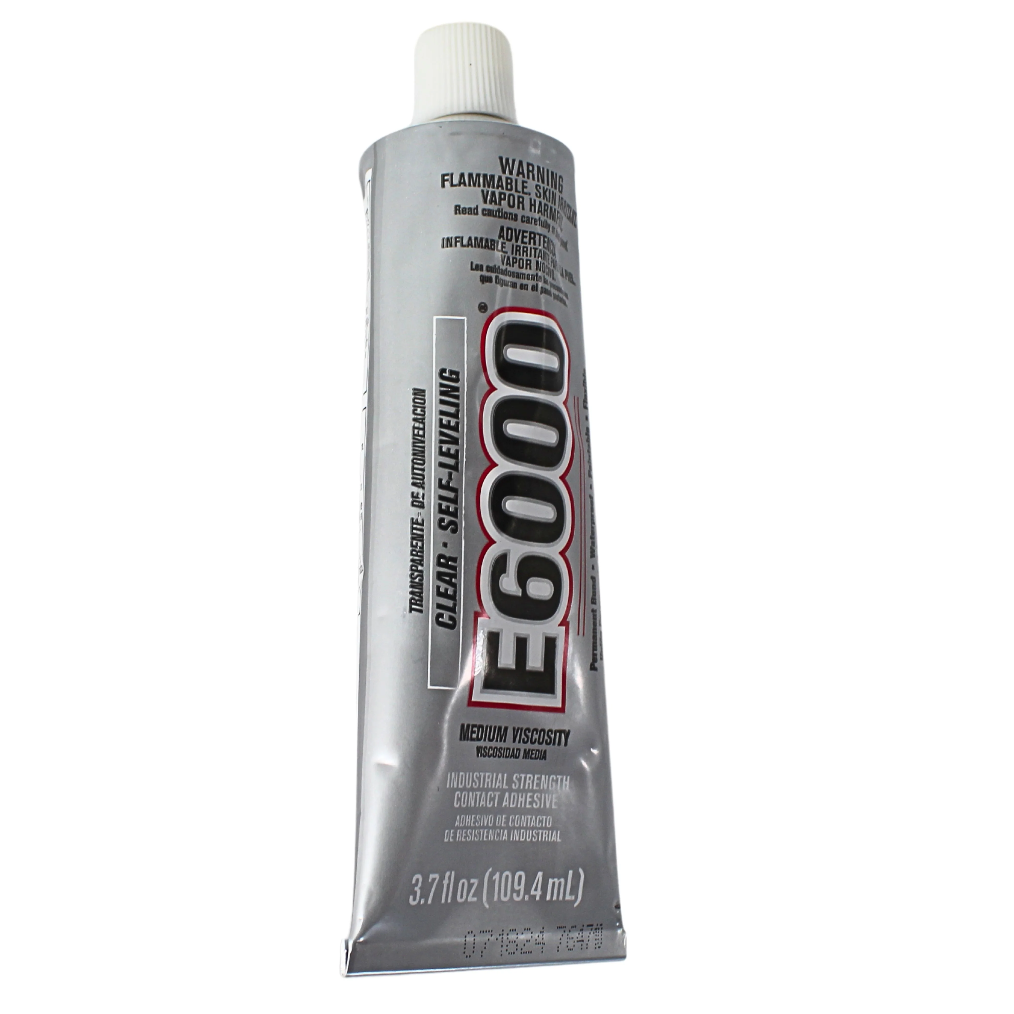 3.7 fl oz E6000 Industrial Strength Clear Medium Viscosity Waterproof Adhesive - Image 2