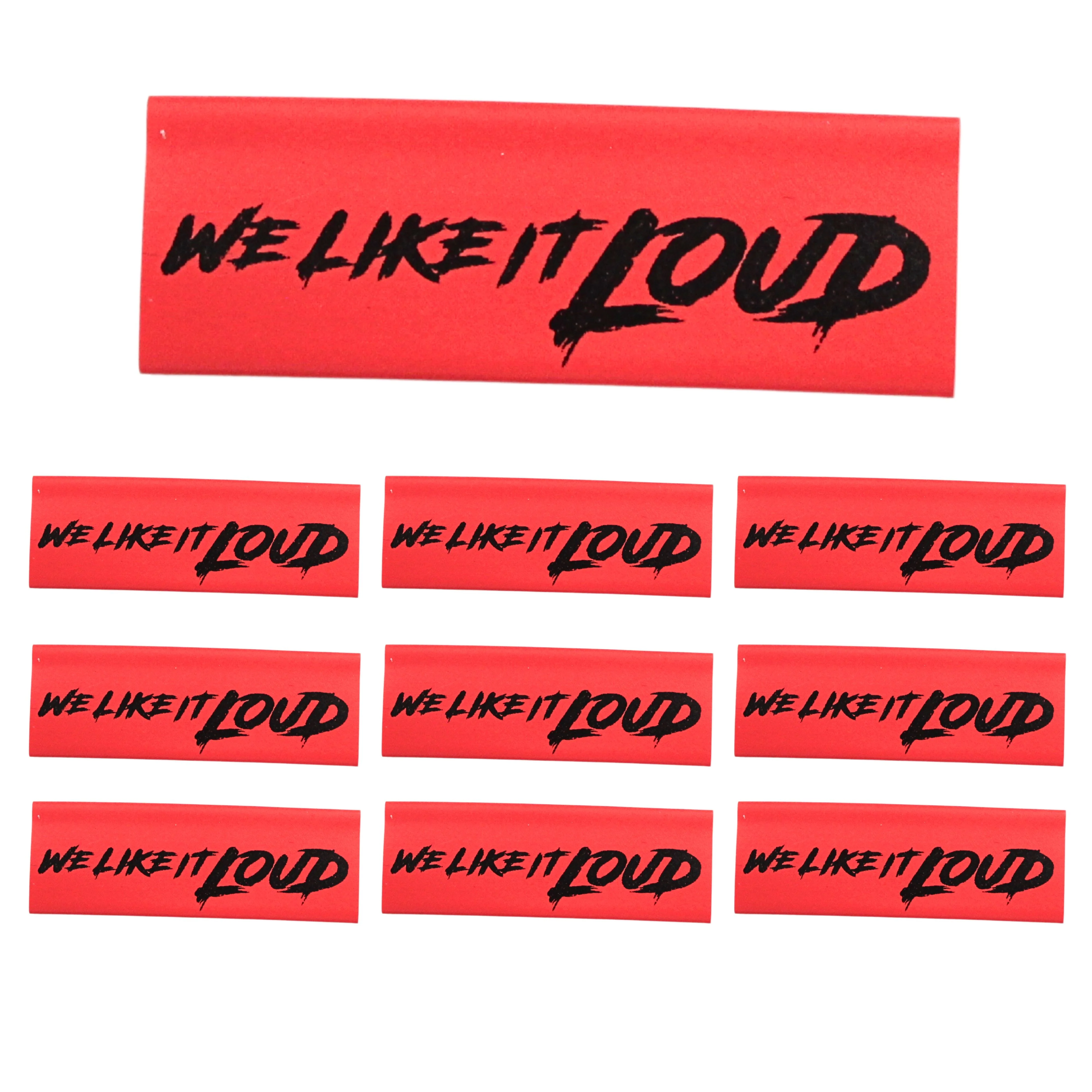 4 Gauge 3:1 Heat Shrink with DS18 Logo 10 Pack Red - Image 2