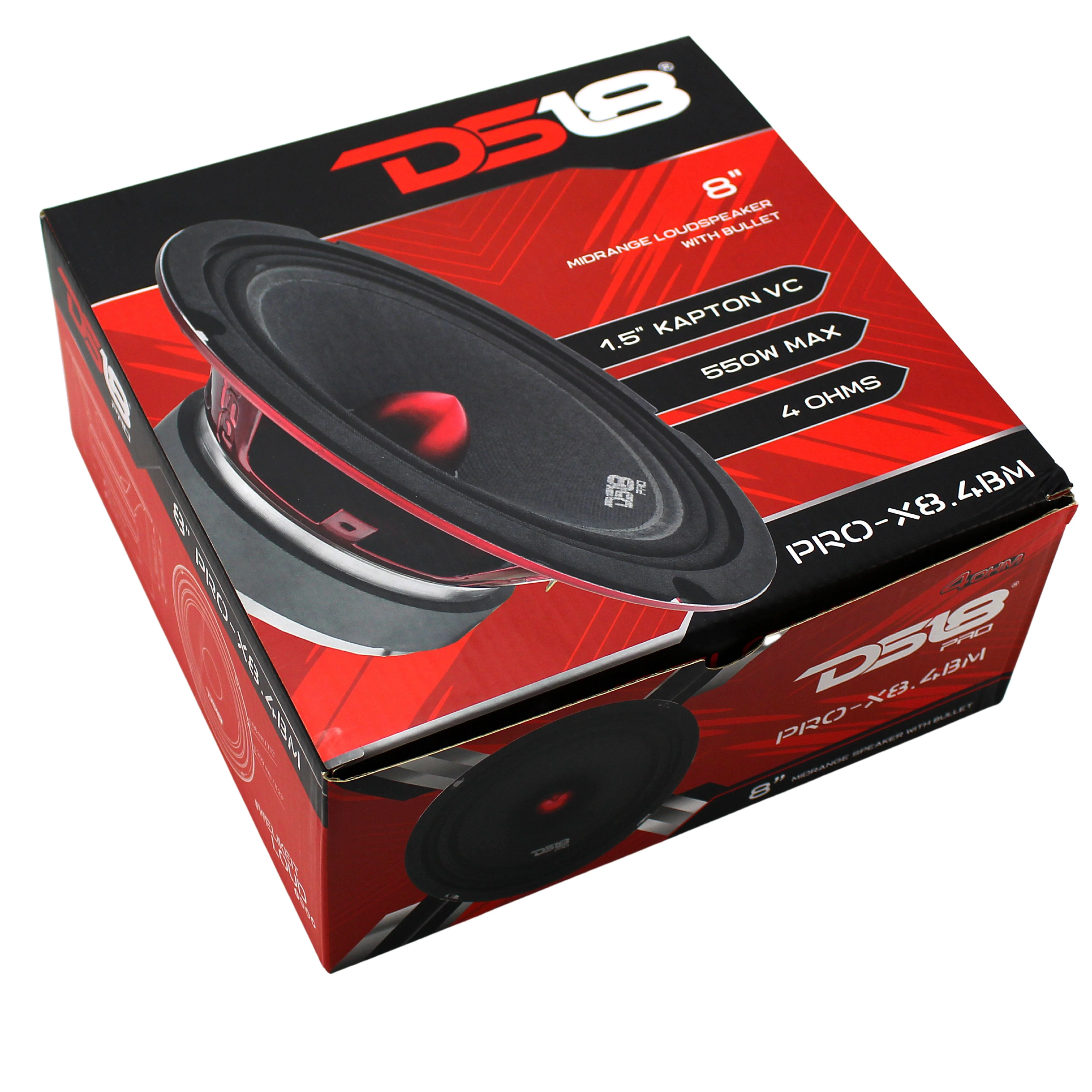 4x Pro X8.4BM Mid Range Speakers DS18 EXL 800 Watt 4 Channel Amplifier - Image 8