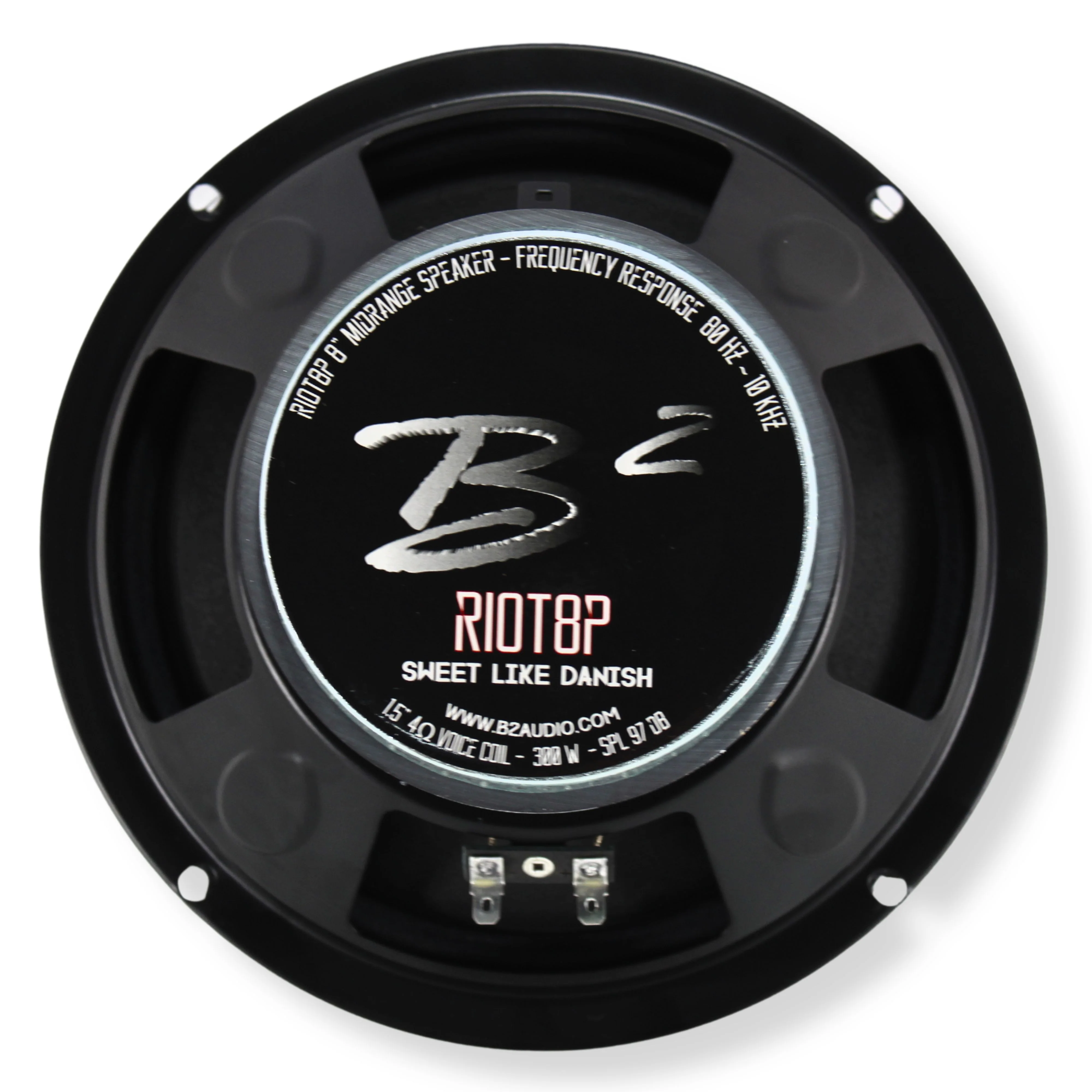 B2 Audio 4-Ohm 150 Watt RMS Bullet Mid-Range RIOT 8" Speakers Pair B2-RIOT8P - Image 7