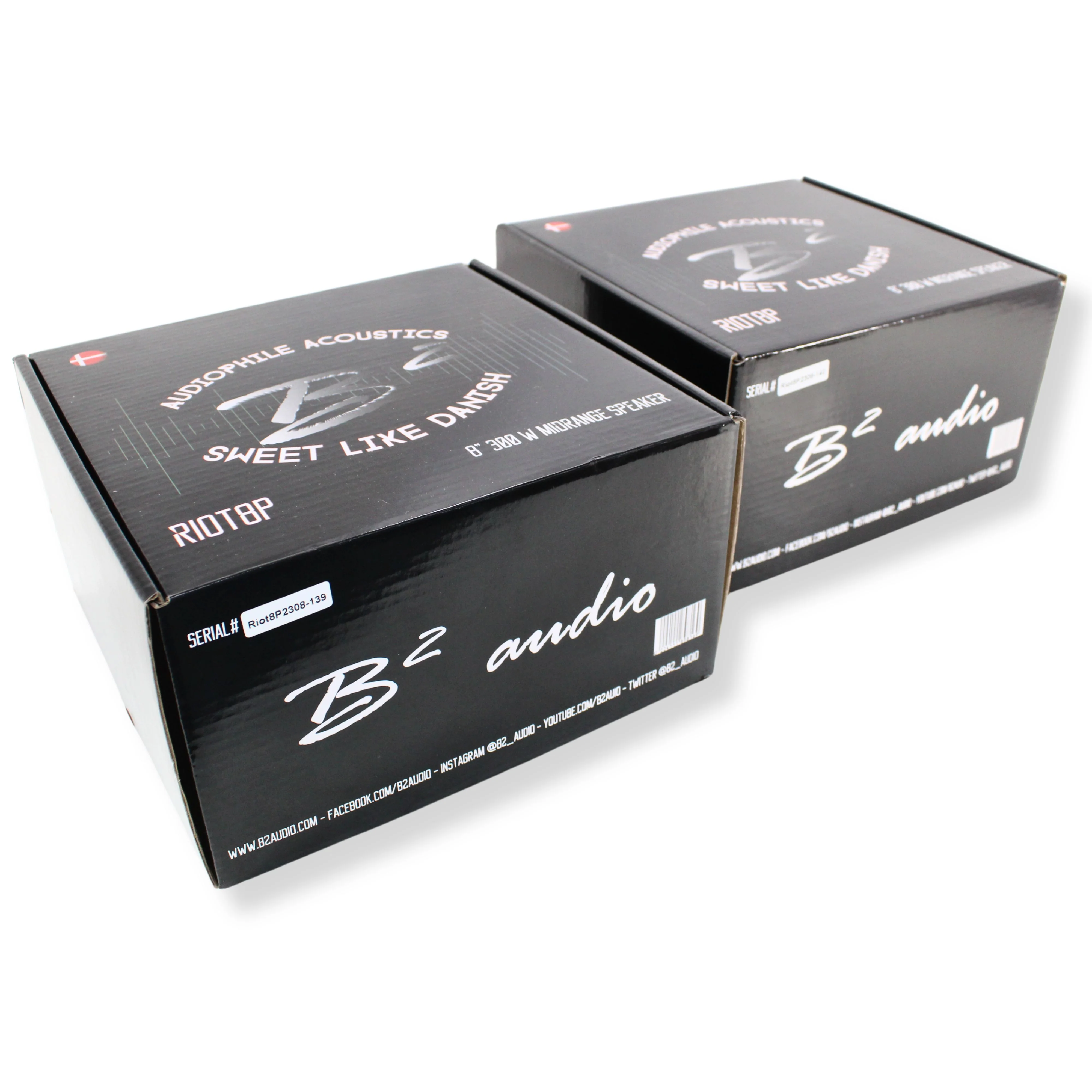 B2 Audio 4-Ohm 150 Watt RMS Bullet Mid-Range RIOT 8" Speakers Pair B2-RIOT8P - Image 8