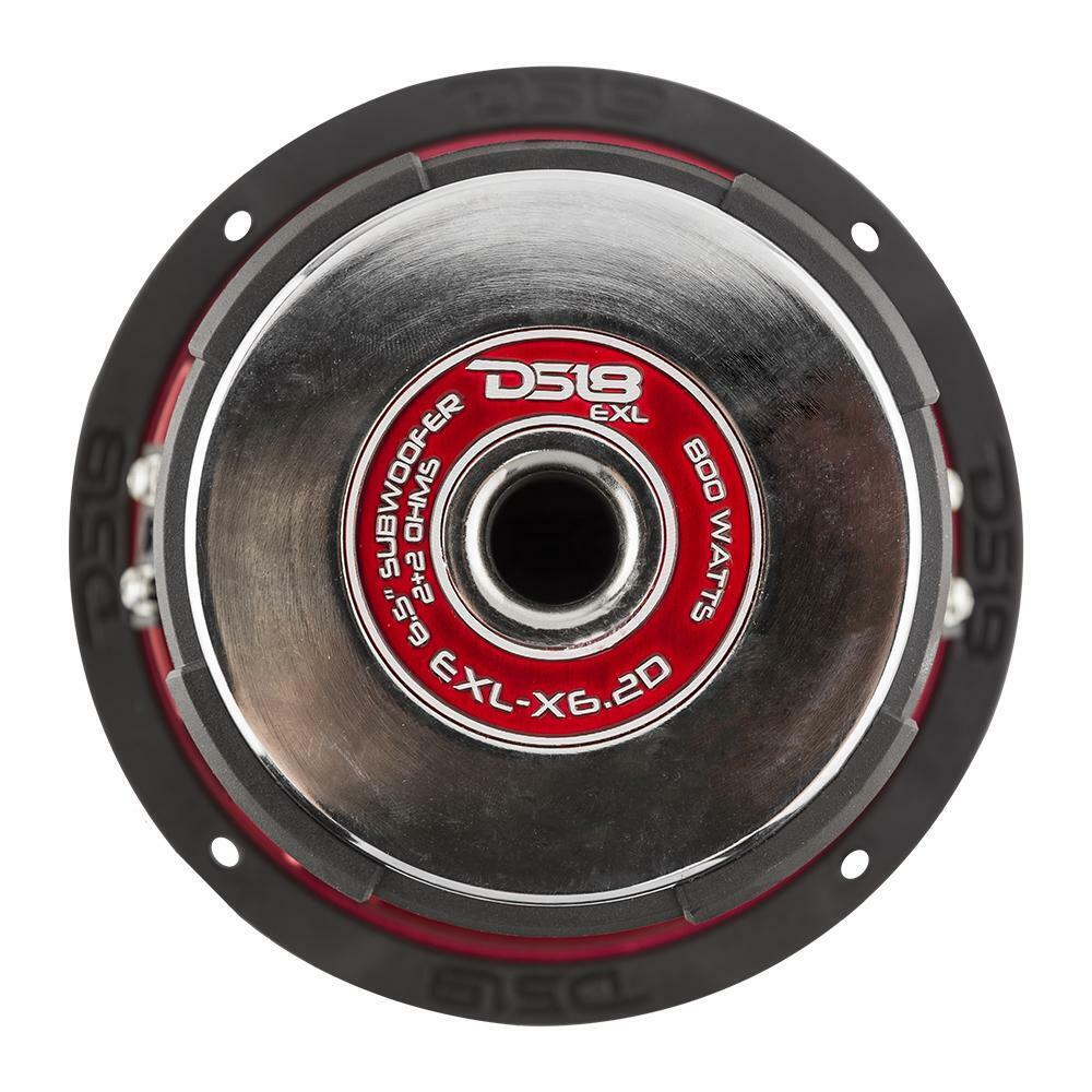 DS18 6.5" 400 Watts RMS Dual Voice Coil 2 Ohm Subwoofer EXL-X6.2D - Image 4