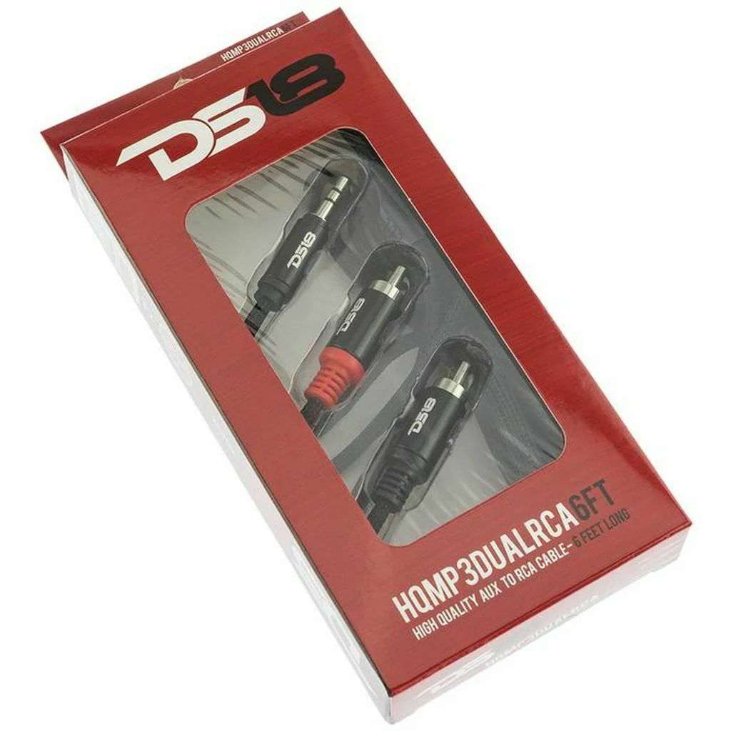 6 Ft Dual RCA To AUX Cable High Quality OFC Noise rejection Cable DS18 - Image 5