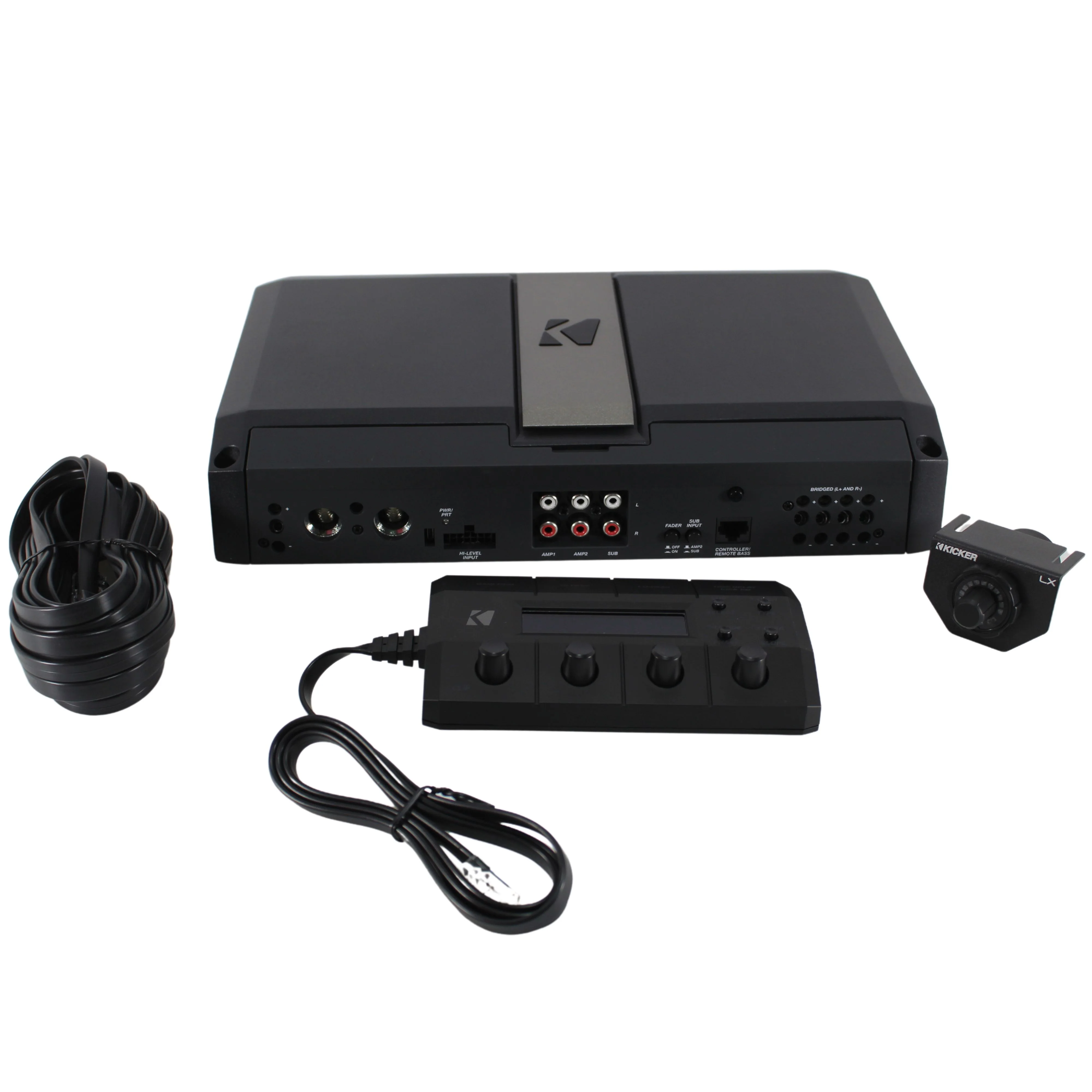 700W 1-Ohm Class D 7-Channel Amplifier w/LX Precision Controller & Smart Bass
