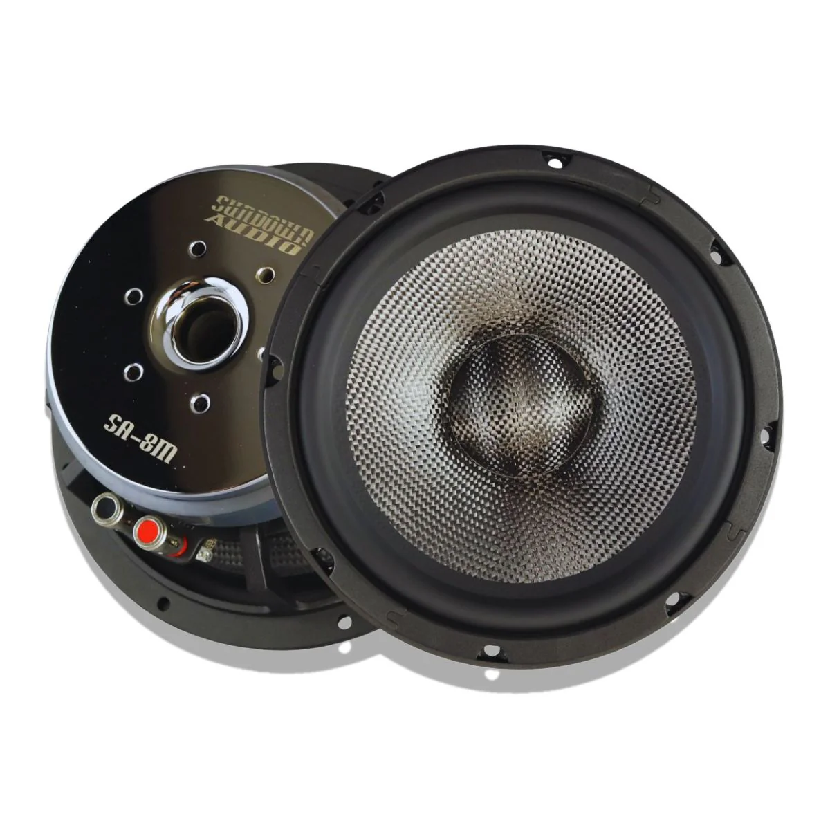 Sundown Audio SA8M 8" 130W RMS 4-Ohm Midrange Speaker Pair SA-Series