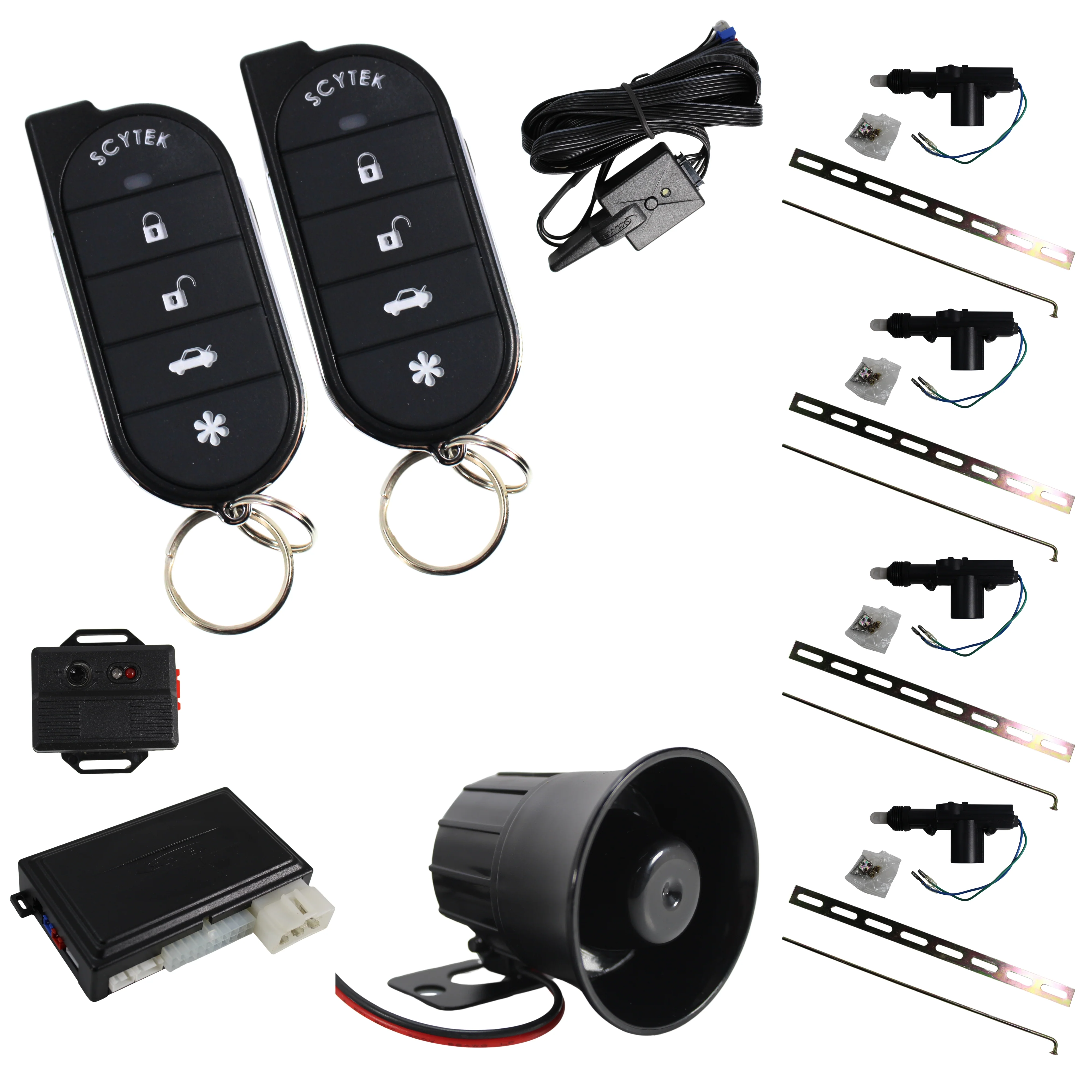 A4 5 Button Remote Engine Start, Keyless Entry, Security System w/ 2 Remotes - Image 4