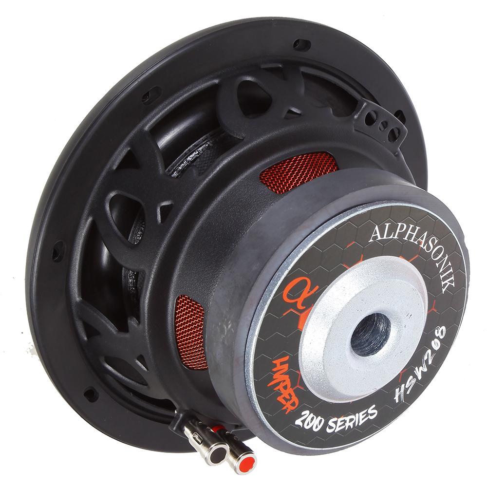 Alphasonik 8” Subwoofer 600 Watts Max 4 Ohm Hyper 200 Series HSW208 - Image 3