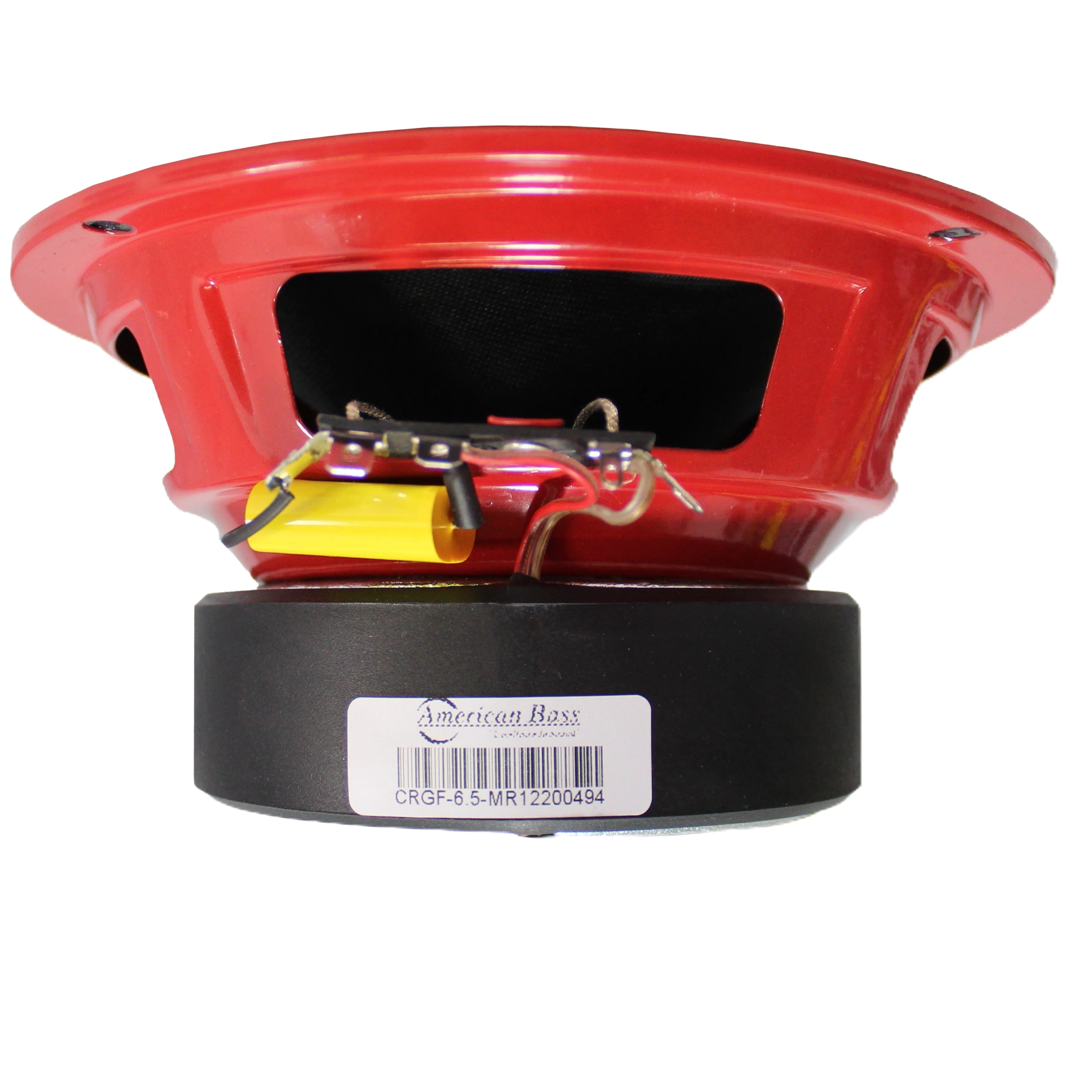 American Bass 6.5" Coaxial Full Range Speaker Hybrid 240-Watt 4 Ohm RED GF-6.5 - Image 4