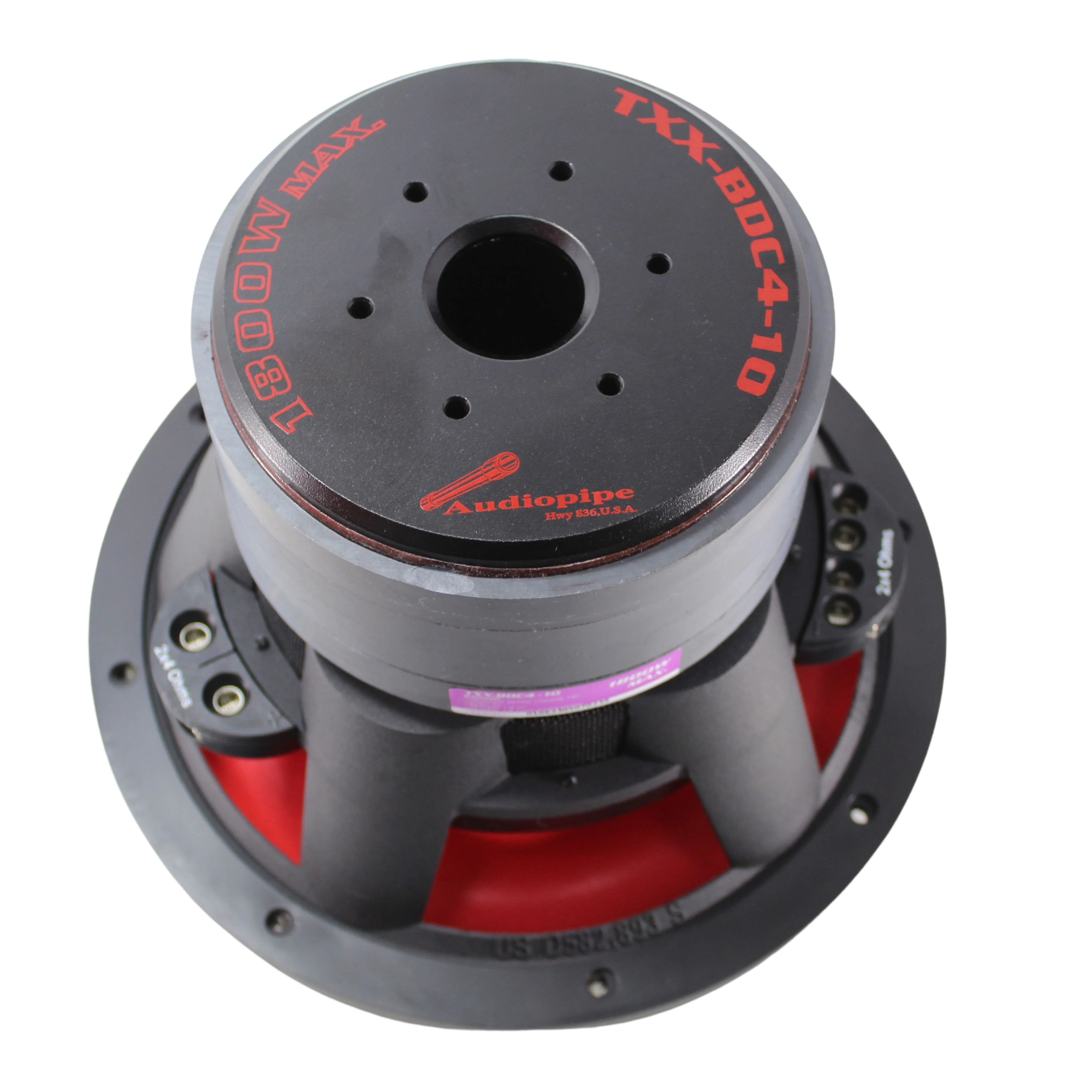 Audiopipe 10" BDC4 Subwoofer Combo 1800W RMS w/ 1800W 1 Ohm Monoblock Amplifier - Image 4