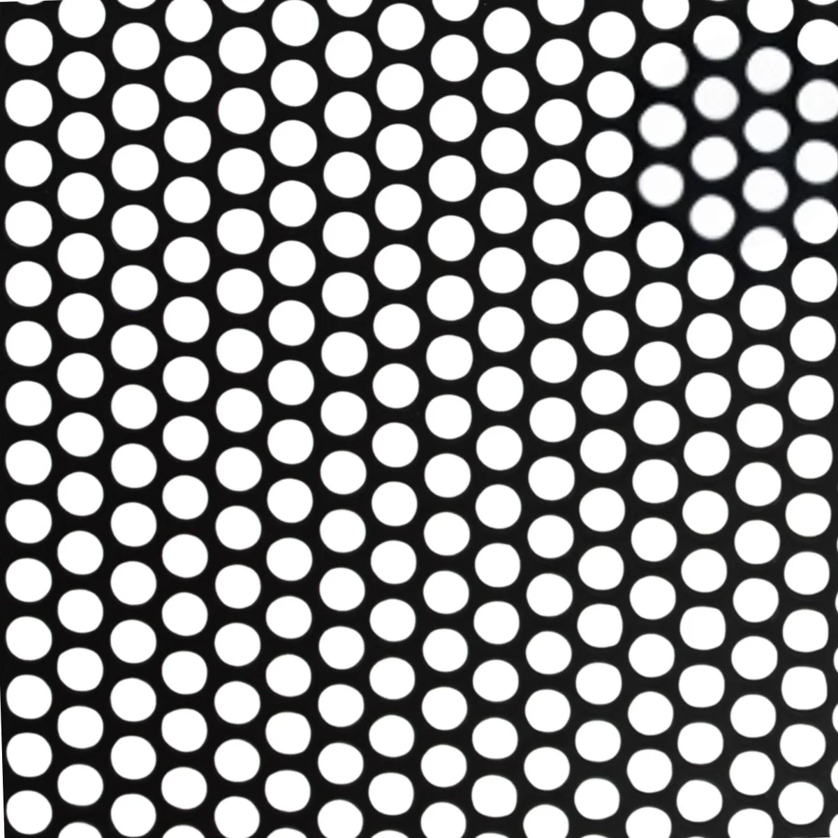 Audiopipe 2' x 3' x 1.22mm Black Metal Finish Full Mesh Grill Sheet 5/32 Holes - Image 4