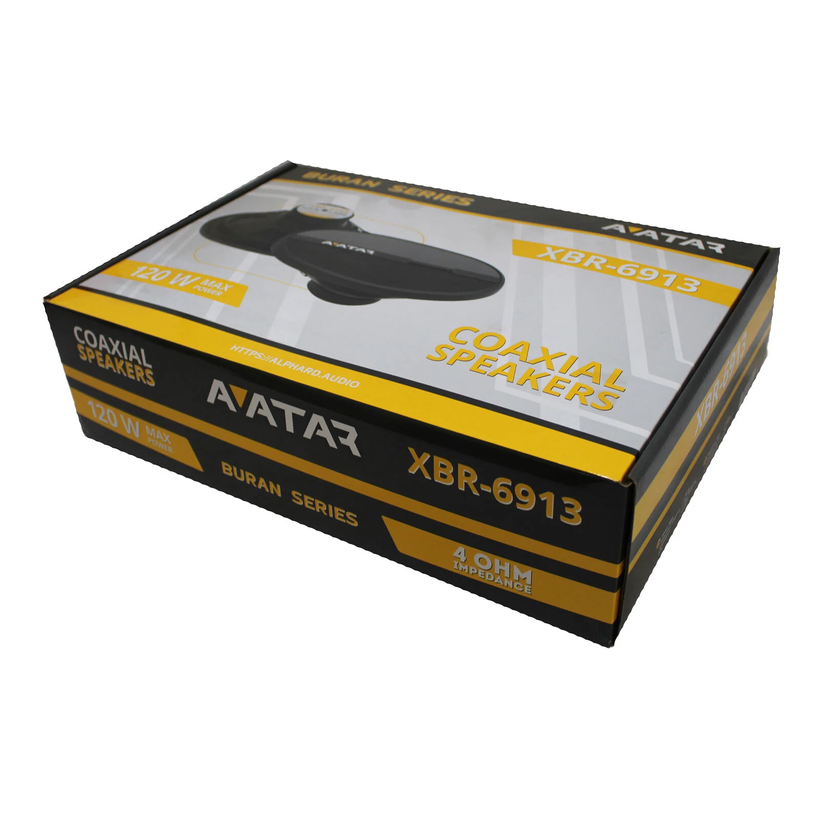 Avatar XBR-6913 6.9" 120 Watts 4 Ohm Black Coaxial Speakers - Image 5
