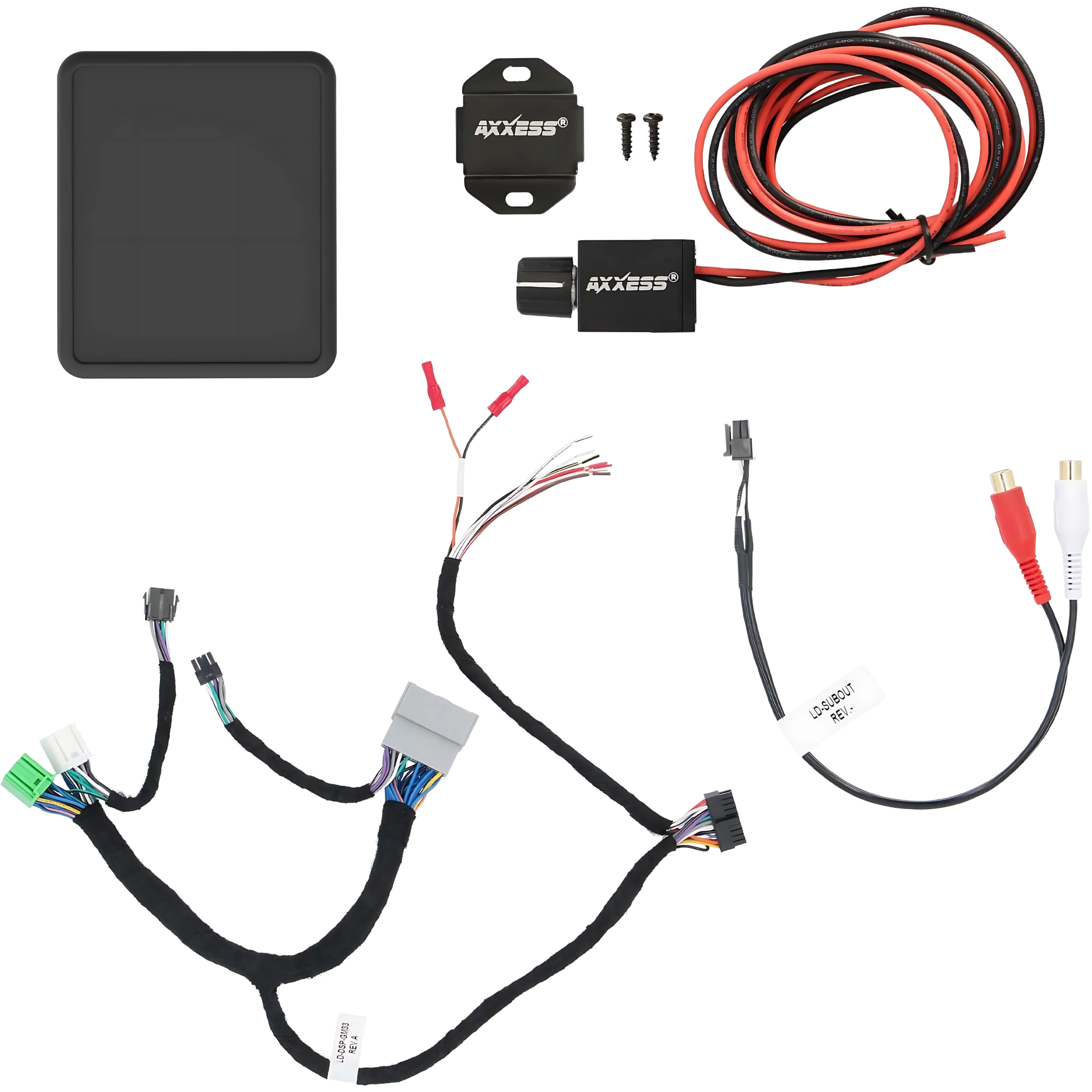 Axxess Subwoofer Interface w/ Bass Knob & Vehicle T-Harness For GM 2021+