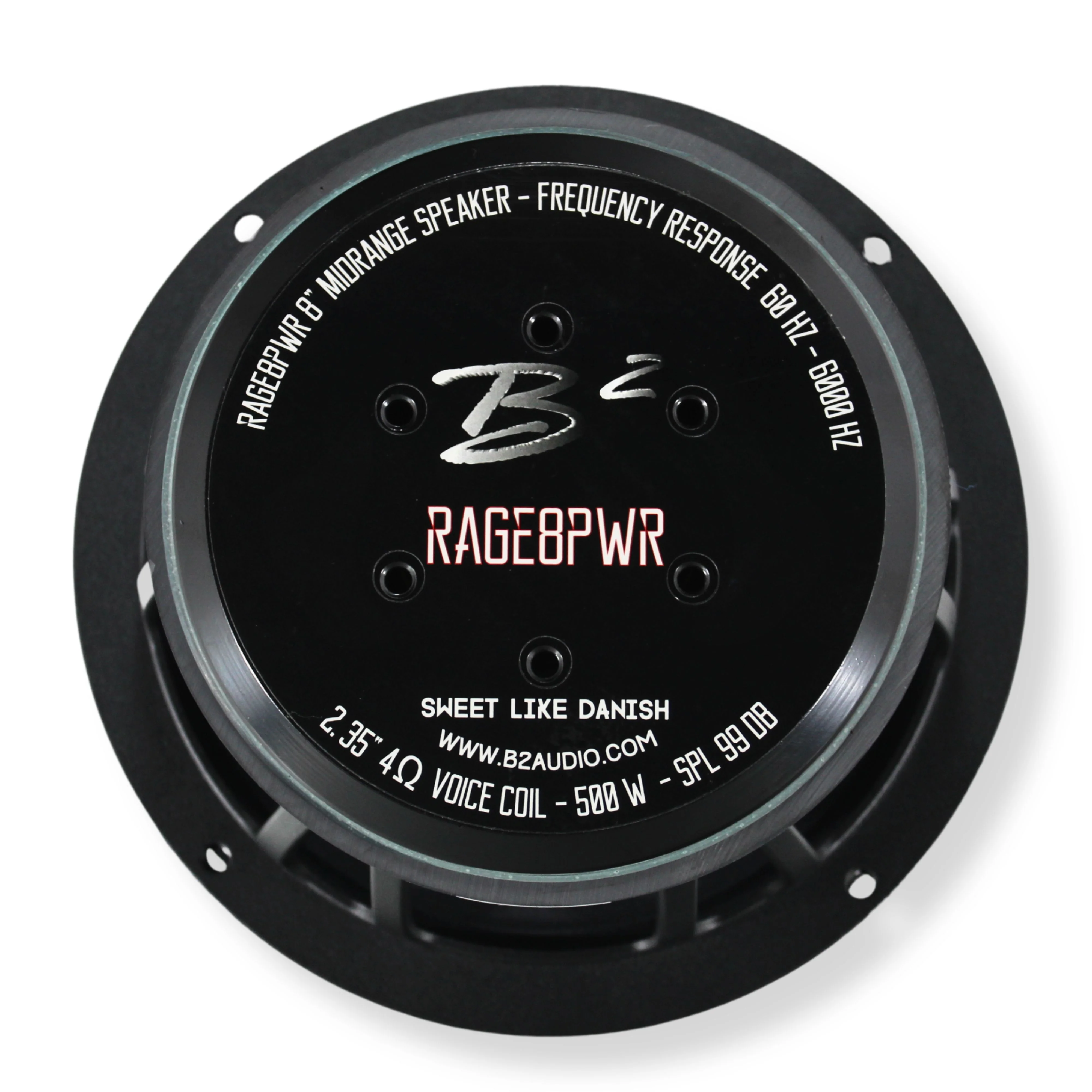 B2 Audio RAGE Pair of 8" 4-Ohm 275W RMS UV/Water Resistant Mid-Range Speakers - Image 5