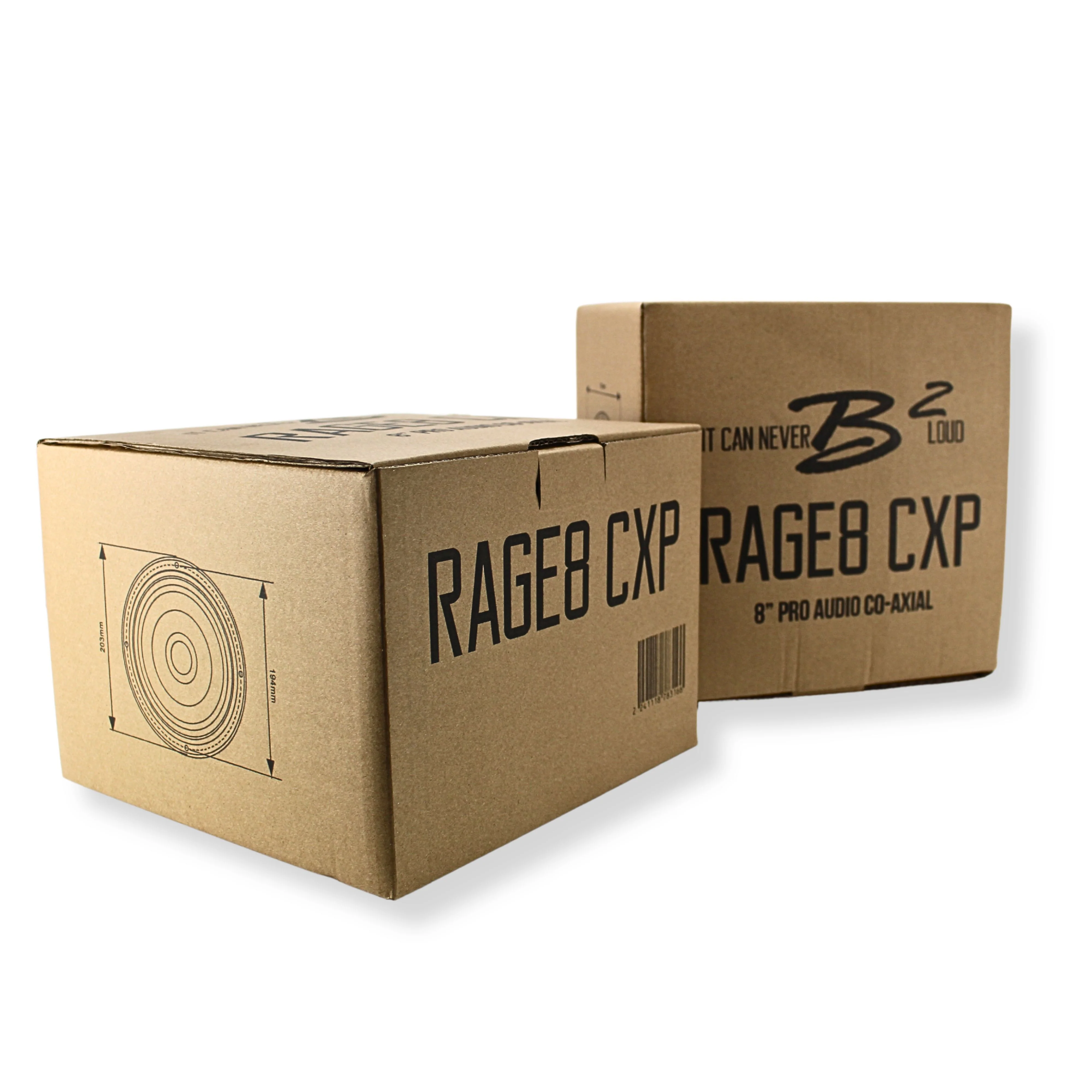 B2 Audio RAGE 8" 4-Ohm 250 Watt RMS Coaxial Speaker Pair RAGE8CXP - Image 9
