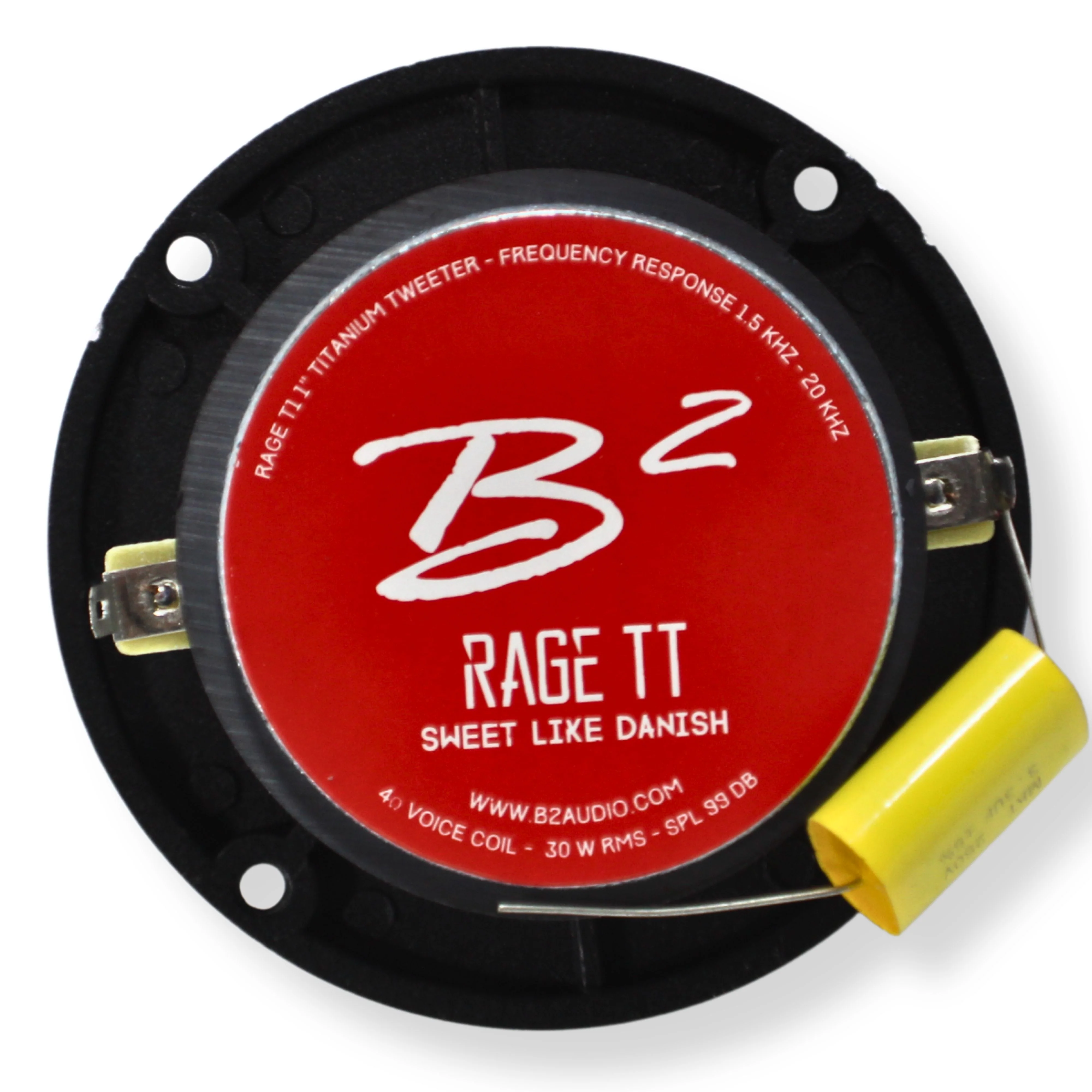 B2 Audio 50 Watt RMS 4-Ohm 4" OD Bullet Pair of RAGE TT Tweeters - Image 5
