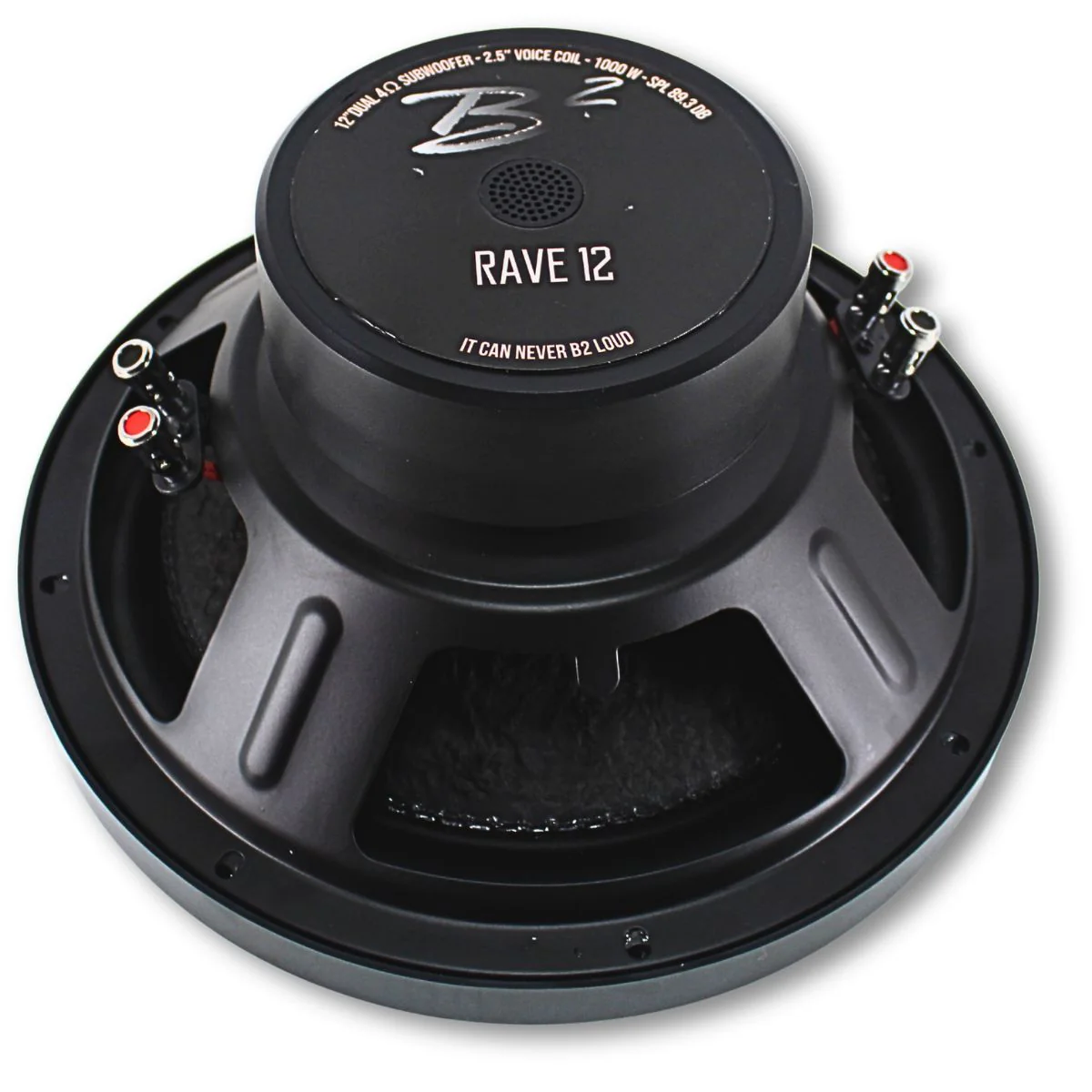 B2 Audio 12" DVC 4 Ohm 2.5" VC 500W RMS RAVE Shallow Mount Subwoofer - Image 6