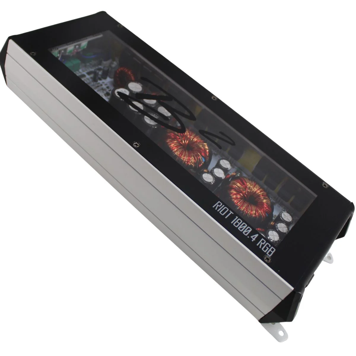 B2 Audio 1800W 2-Ohm Class D Half Bridge 4ch Amp w/ RGB LED Lights RIOT Series - Image 3