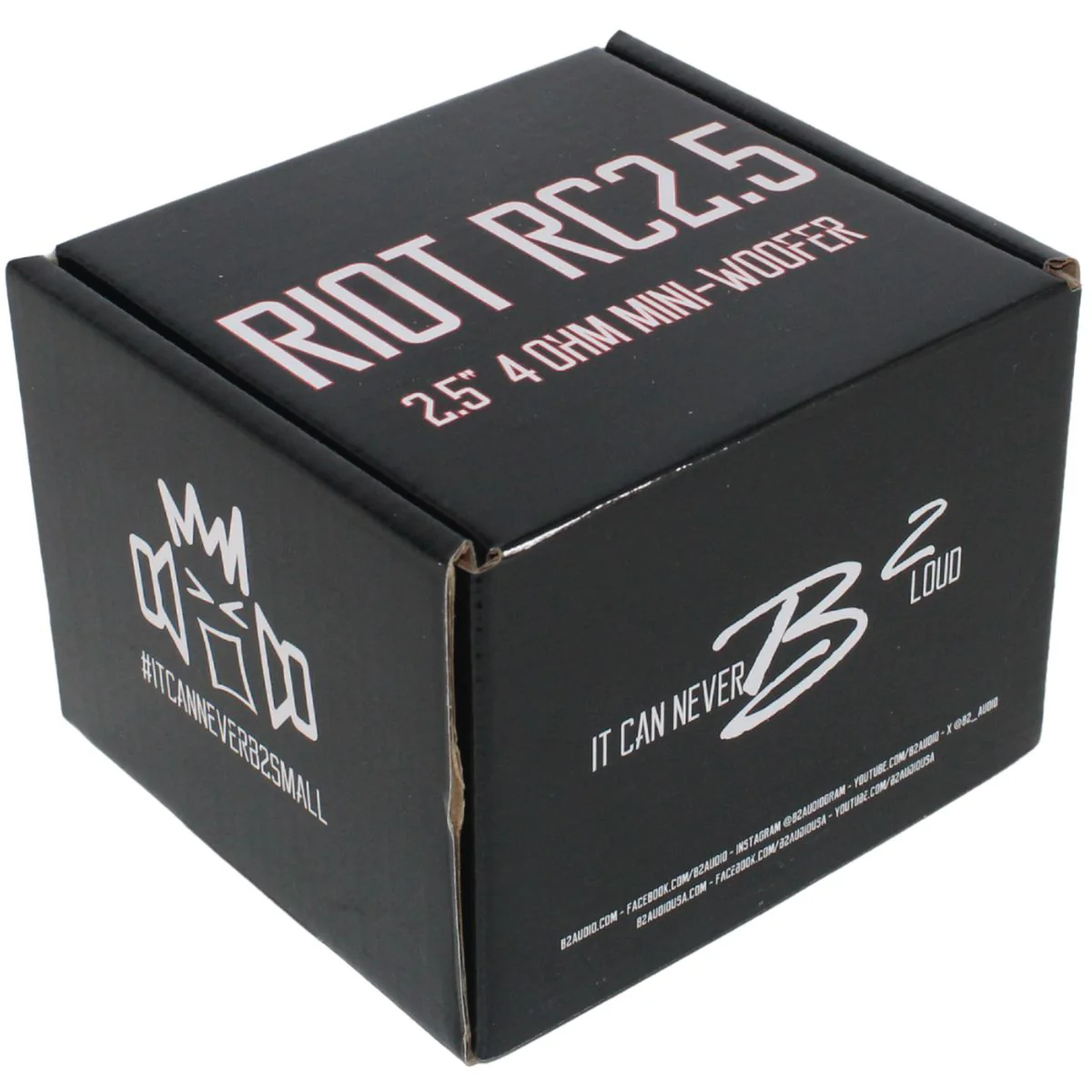 B2 Audio RIOT 2.5 Mini Woofer 2.5" 4 Ohm Loudspeaker 20W RMS Aluminum Basket - Image 9