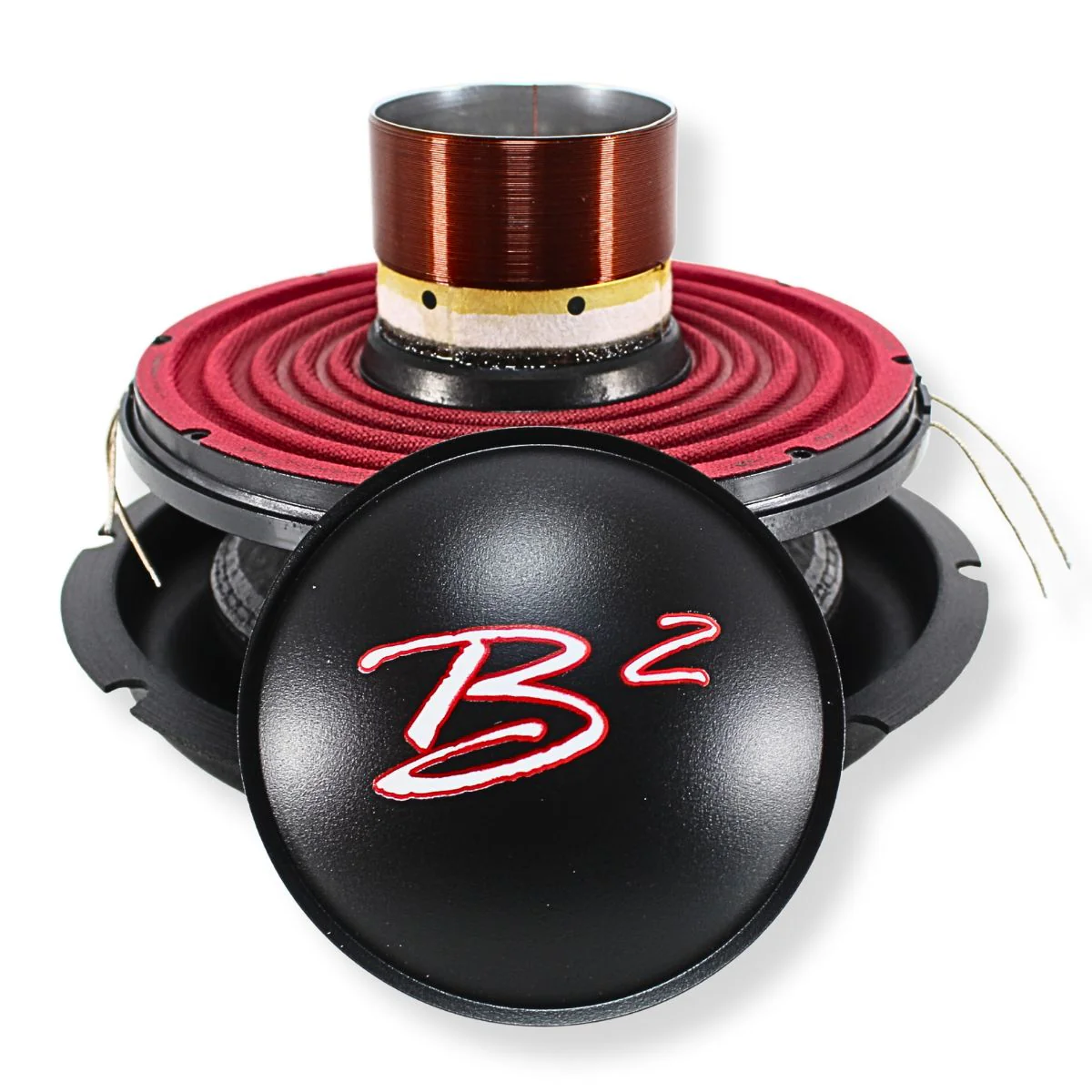 B2 Audio Riot Re-cone Kit Drop-In 10" 2-Ohm 3" Coil Carbon Fiber