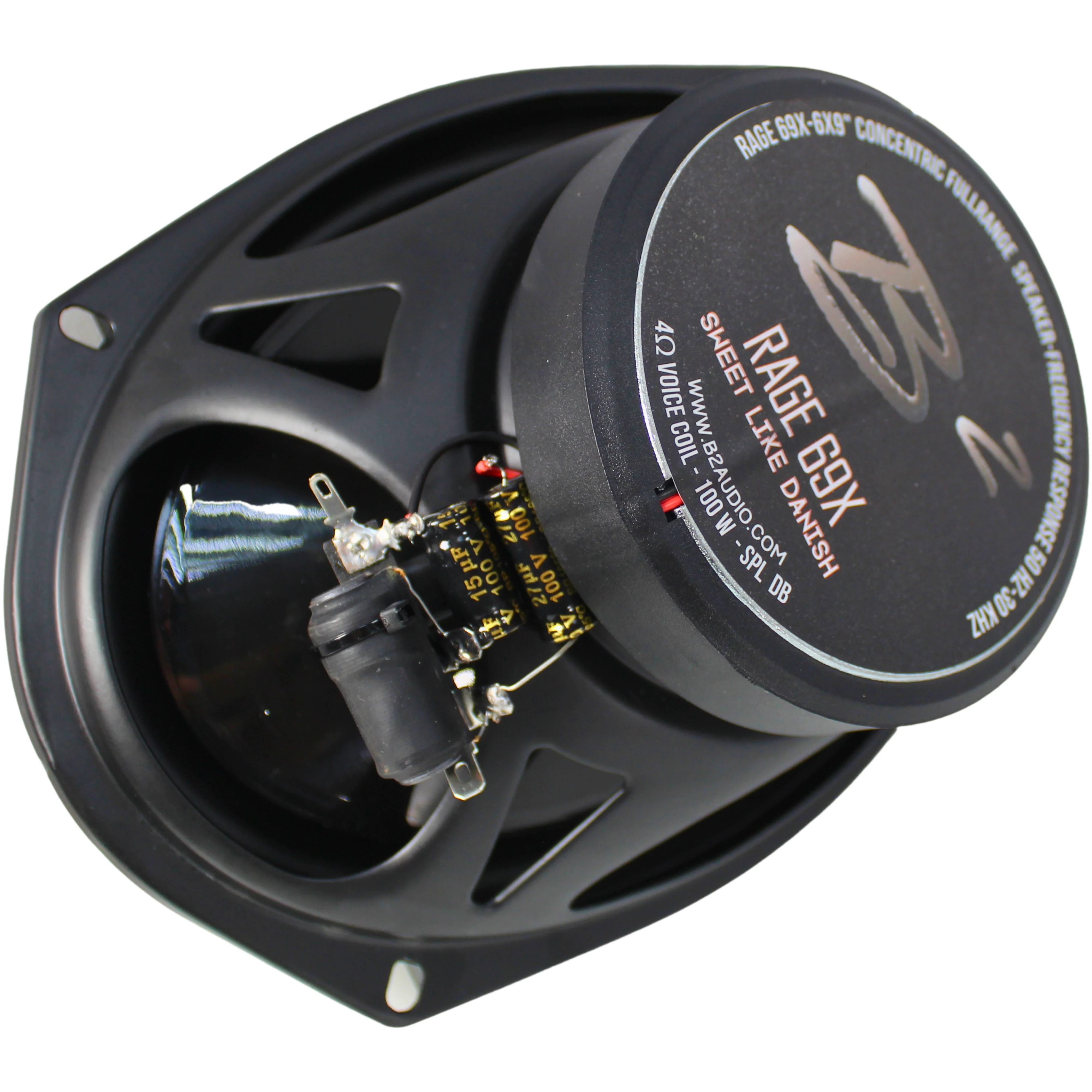 B2 Audio RAGE69X 6x9" 4-Ohm 100W RMS Coaxial Speakers Pair - RAGE Series - Image 6