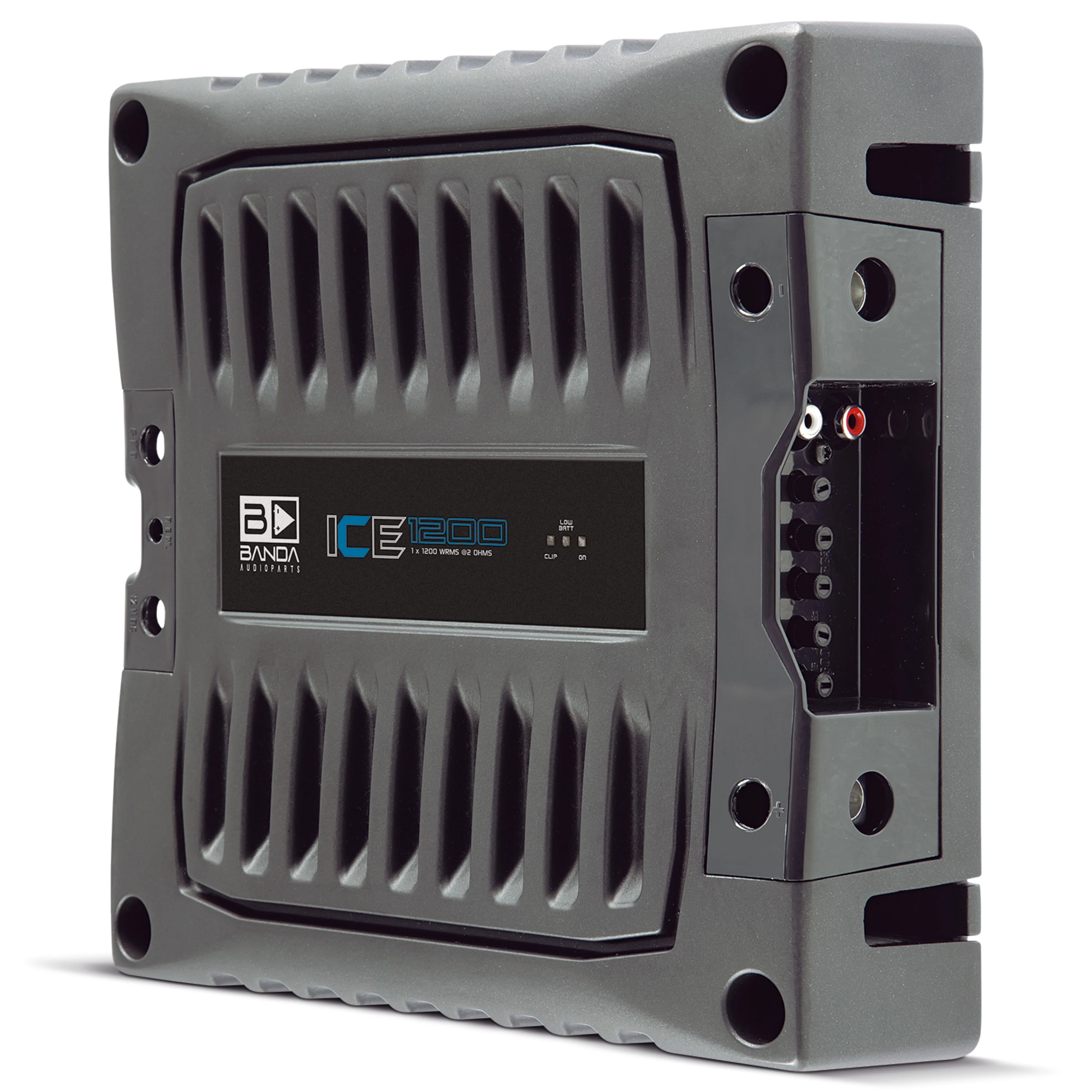 Banda ICE X Line Aluminum Brazilian 1200 Watt 2-Ohm Full Range Monoblock Amplifier - Image 3