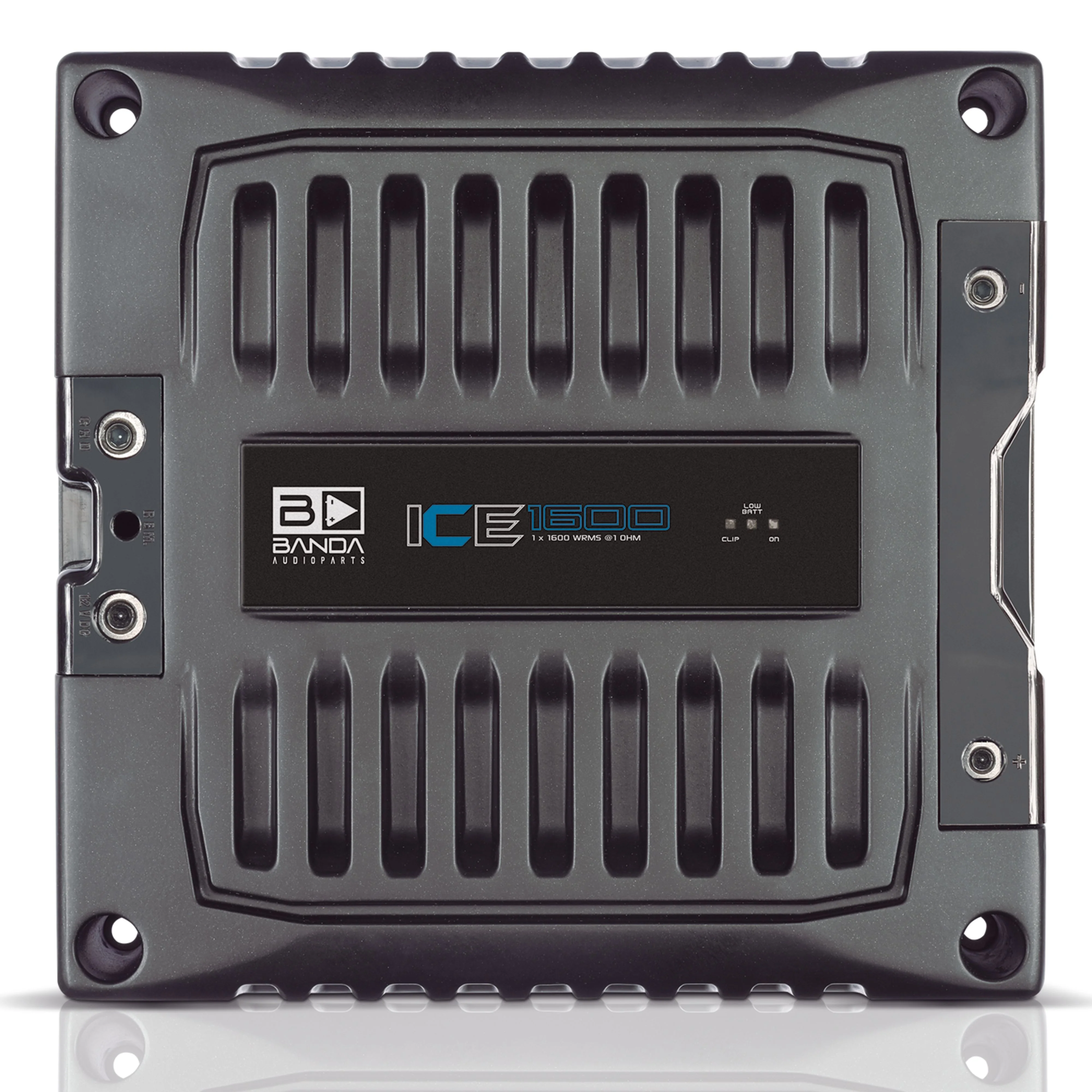 Banda ICE X Line Aluminum Brazilian 1600 Watt 1-Ohm Full Range Monoblock Amplifier - Image 2