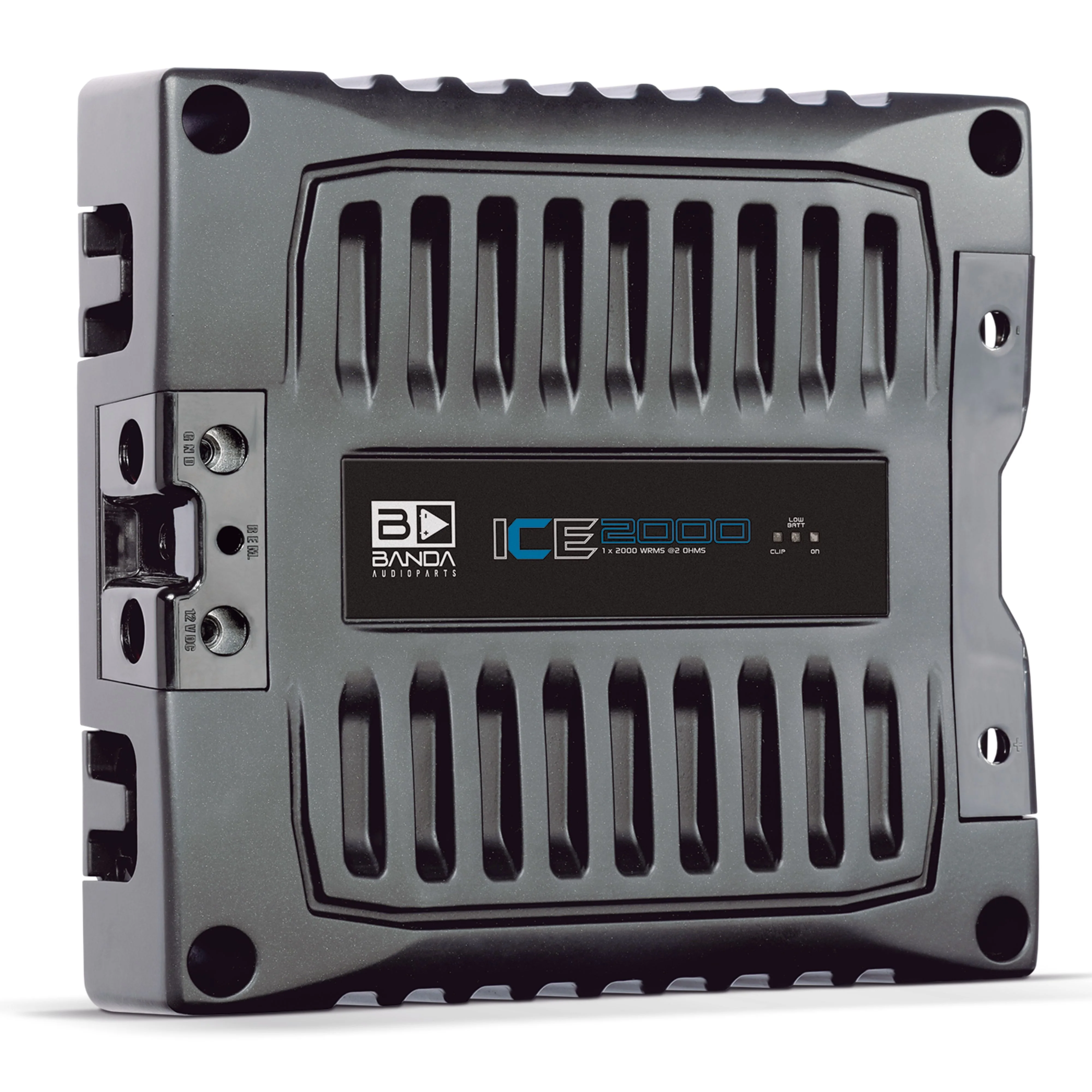 Banda ICE X Line Aluminum Brazilian 2000 Watt 2-Ohm Full Range Monoblock Amplifier
