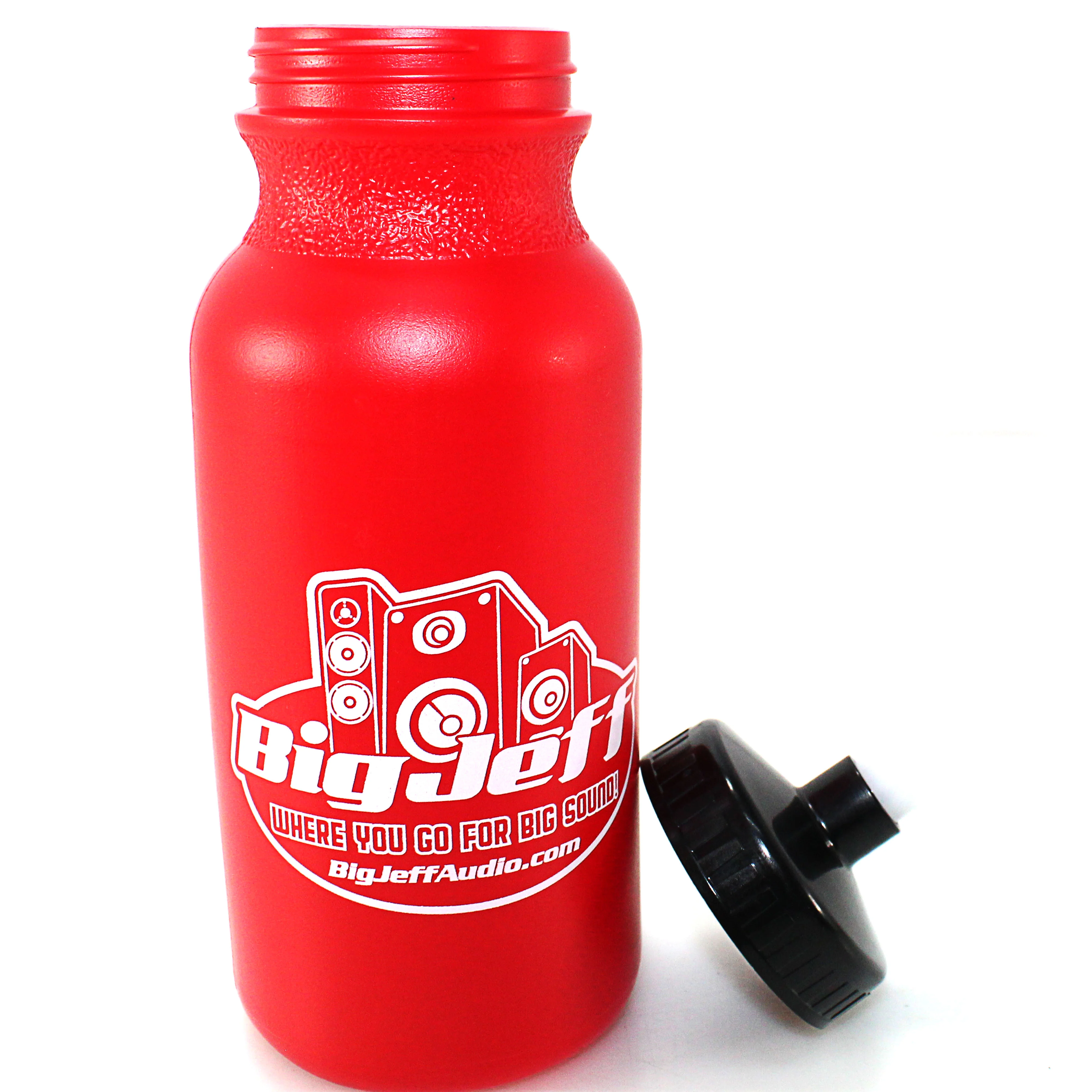 Big Jeff Audio Official 20 oz Red Water Bottle - Image 3
