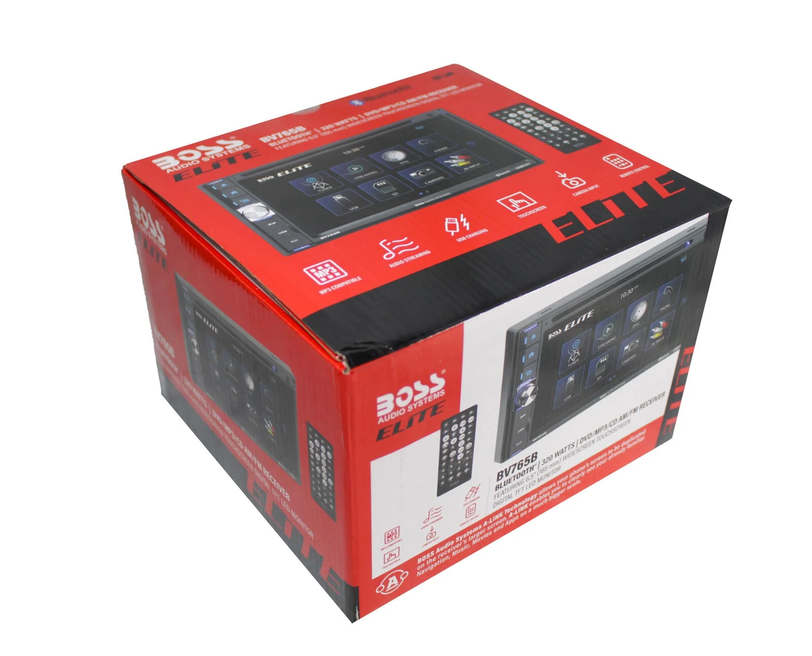 BOSS 6.5" Touchscreen Bluetooth 2 DIN Radio with DVD/MP3/CD, AM/FM, AUX & Remote - Image 6