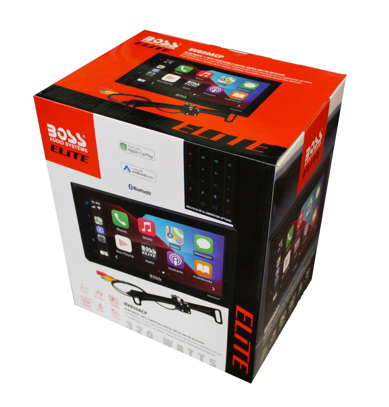 BOSS 6.75" Touchscreen Radio w/ Bluetooth/USB/SD/MP3/FM/AM & Rear View Camera - Image 7