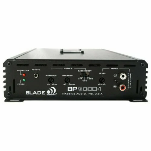 Massive BP2000.1 2000 watt Class D Monoblock Car Power Amplifier 1 Ohm New - Image 3