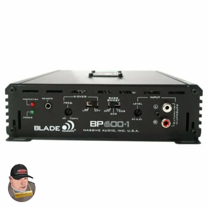 600 Watt Class D Mono Block Amplifier Massive Pro Audio BP600.1 2 Ohm - Image 3