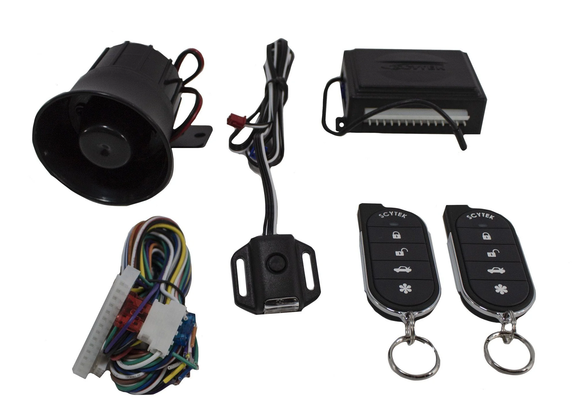 Car Alarm Anti Theft Security System G27 Scytek + 2 x Power Door Lock Actuators - Image 2