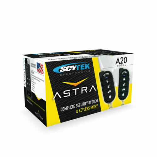 Car Alarm Security System 4 Door Locks Keyless Entry 2 Remote Control Scytek A20 - Image 5