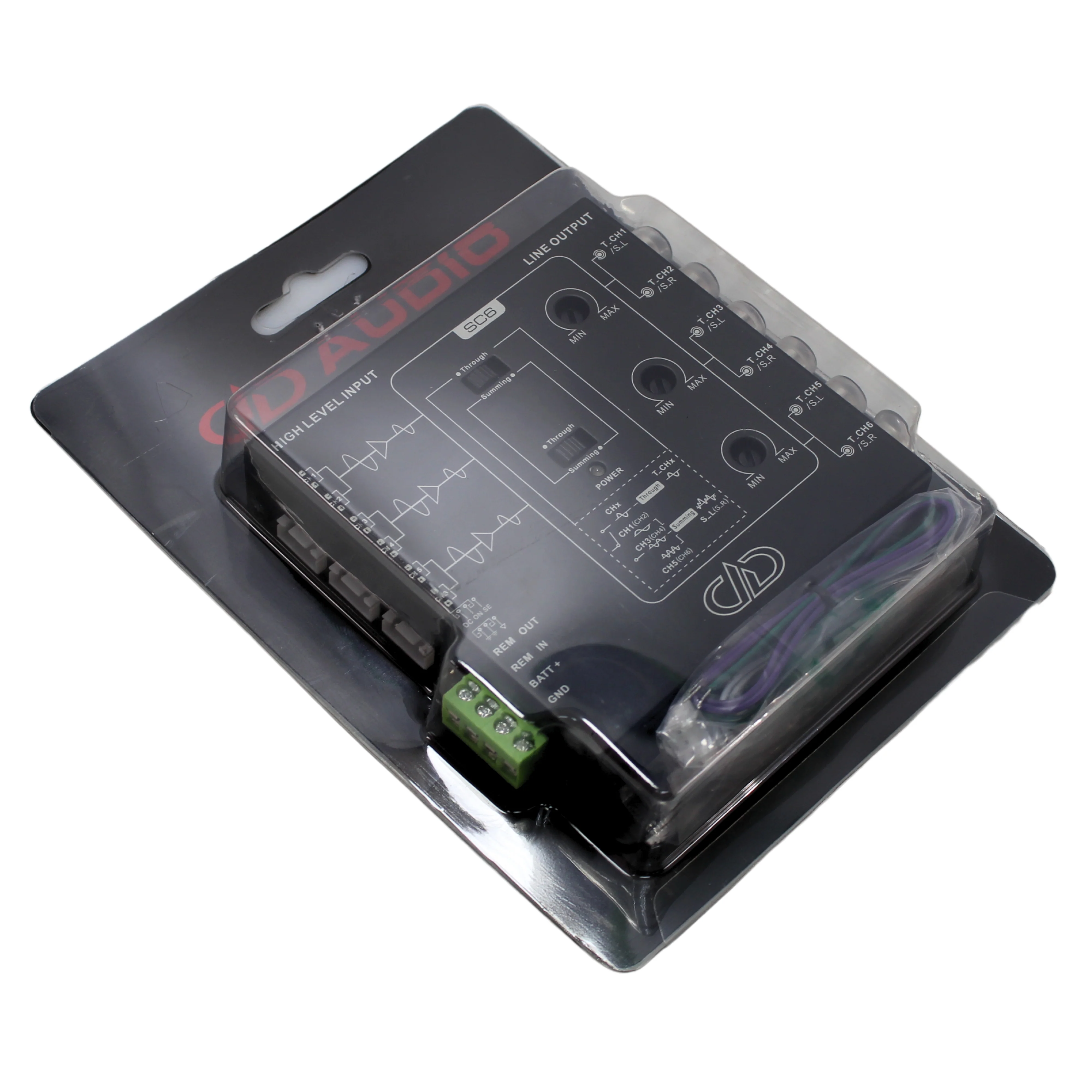 DD Audio 6-Channel Summing 10V Max Output Active Pre-Amp Signal Converter SC6a - Image 5