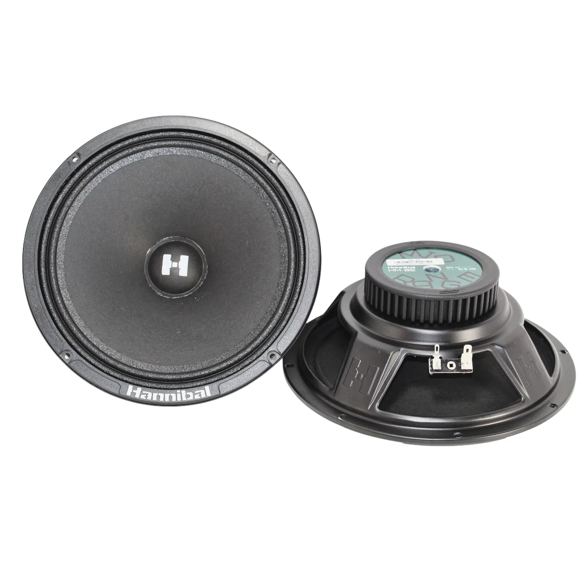 8" 80W RMS 4-Ohm Mid Range Speaker Pair Deaf Bonce Hannibal E Series HM-8E