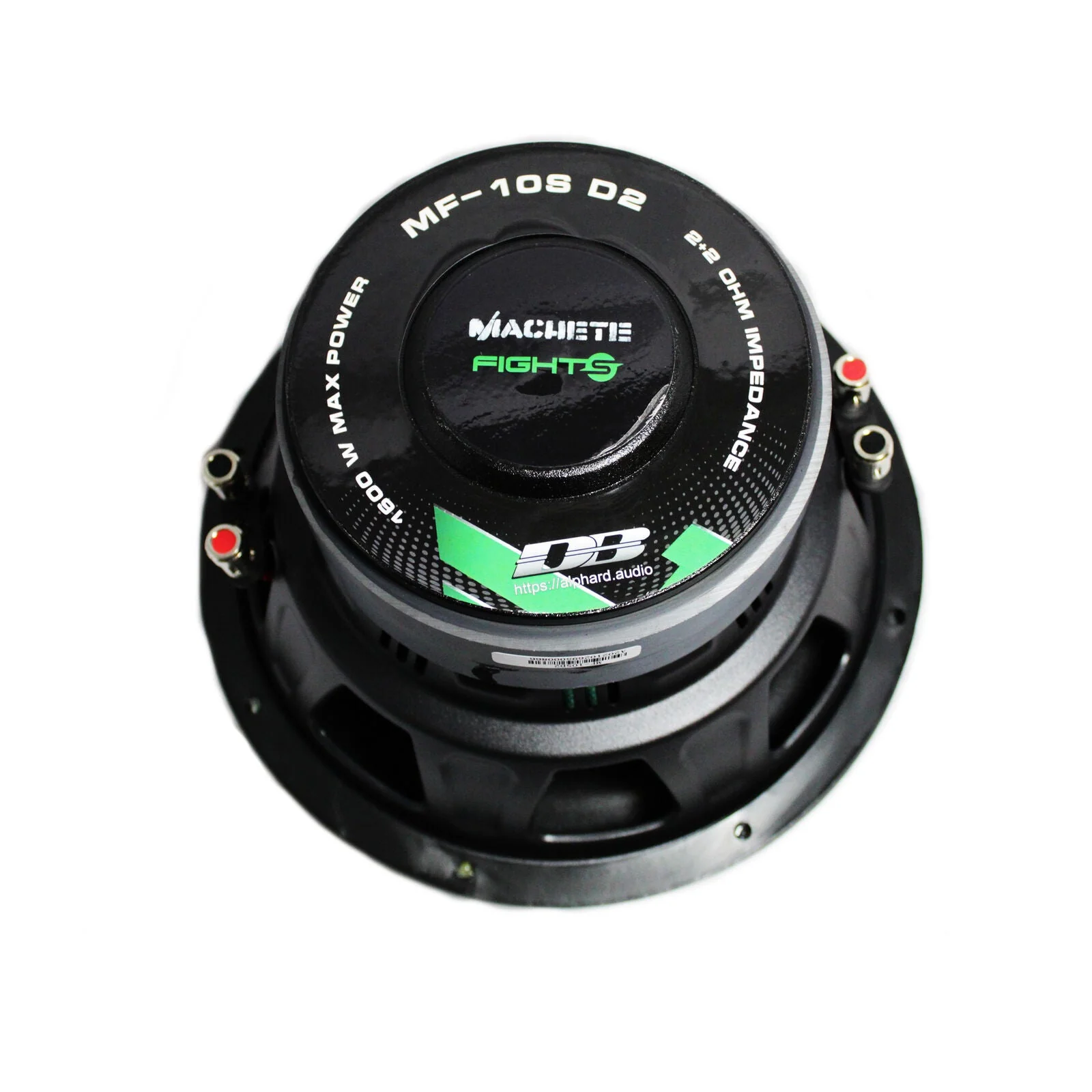 Deaf Bonce Machete 10'' 1600 Watts 2+2 Ohm Dual Voice Coil Subwoofer MF-10S-D2 - Image 4