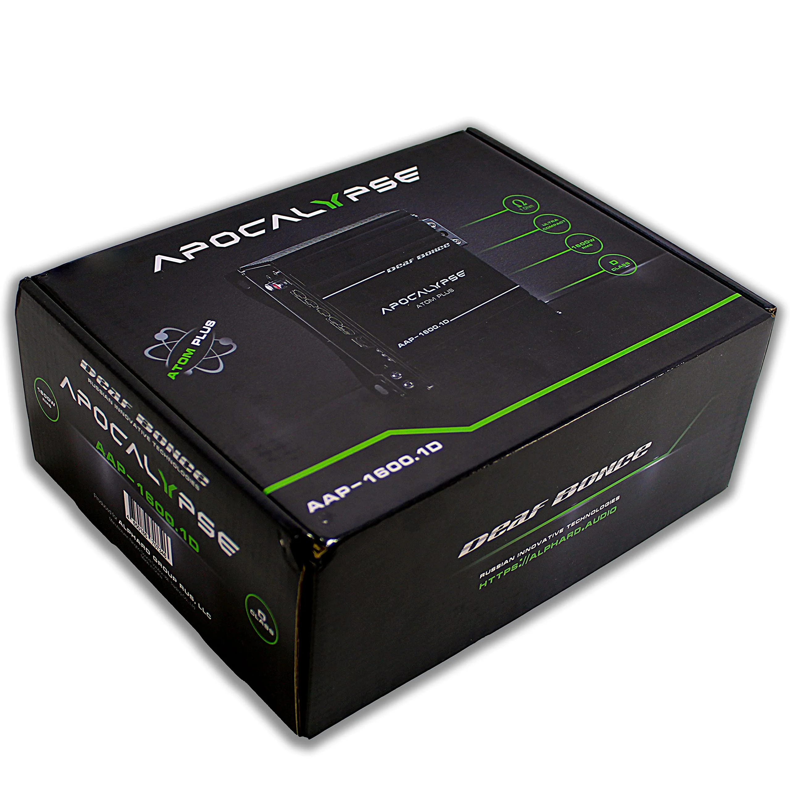 Deaf Bonce Monoblock Amplifier Class D 1600W /w Bass Knob & Clip LED AAP-1600.1D - Image 5