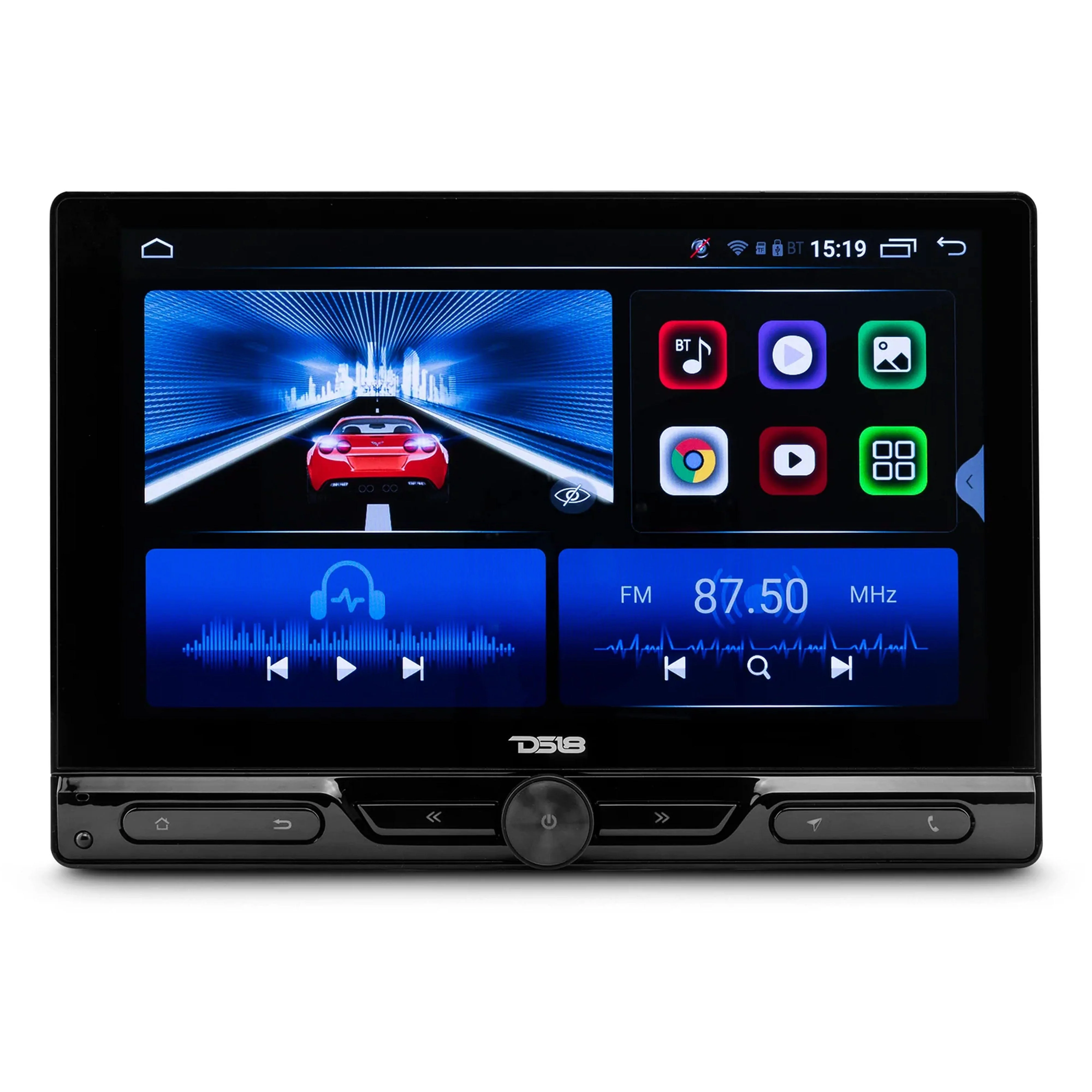 DS18 10.5" Bluetooth Radio 1DIN Mirror-Link USB/SD/AUX + Remote & DSP DDX10.5ADX - Image 3