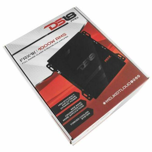 DS18 Full Range Monoblock Amplifier Class D 1000W RMS 1 Ohm /w Bass Knob FRX1K - Image 7