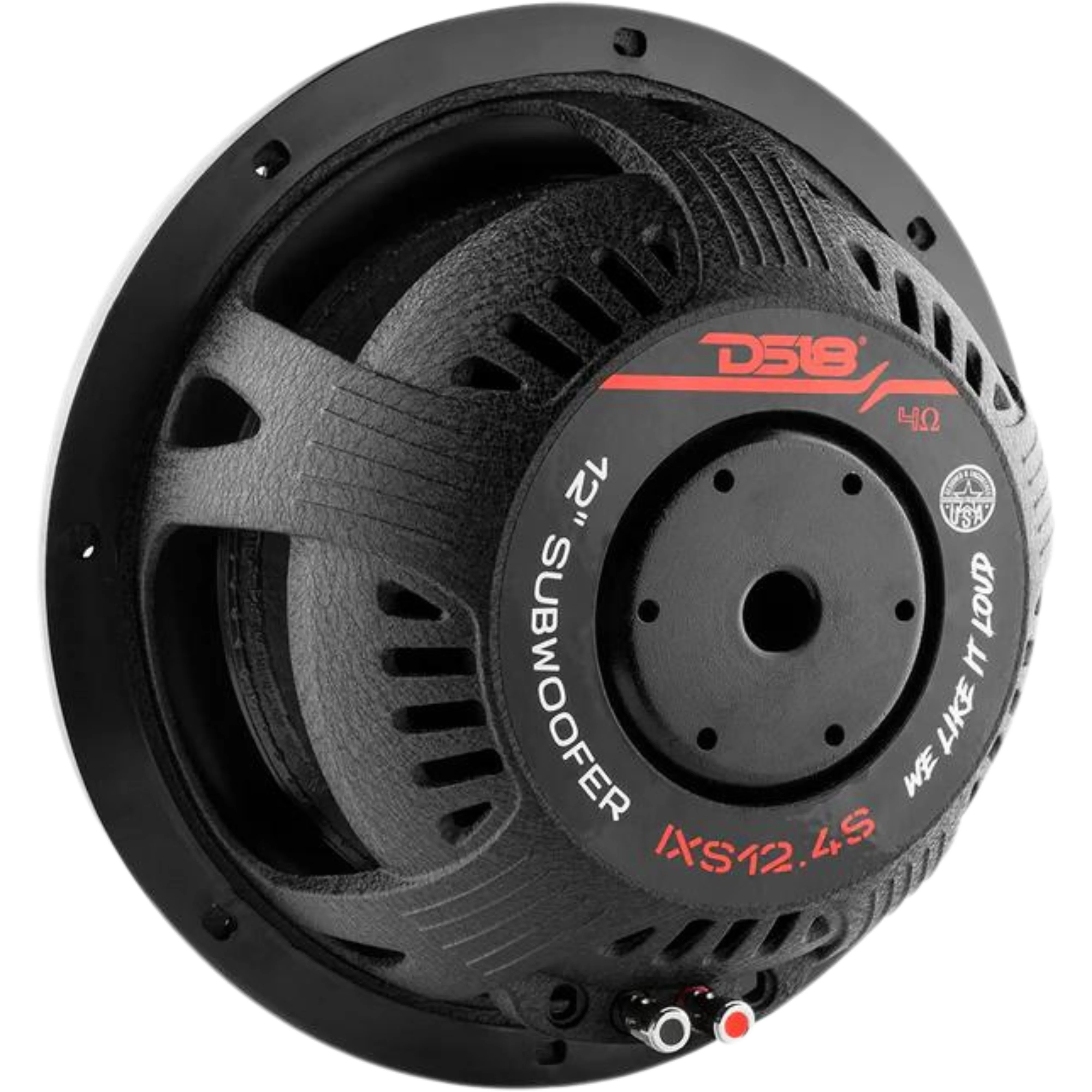 12" 800W RMS 4-Ohm 2.5" SVC Fiber Glass Shallow-Mount Subwoofer DS18 IXS Series - Image 3
