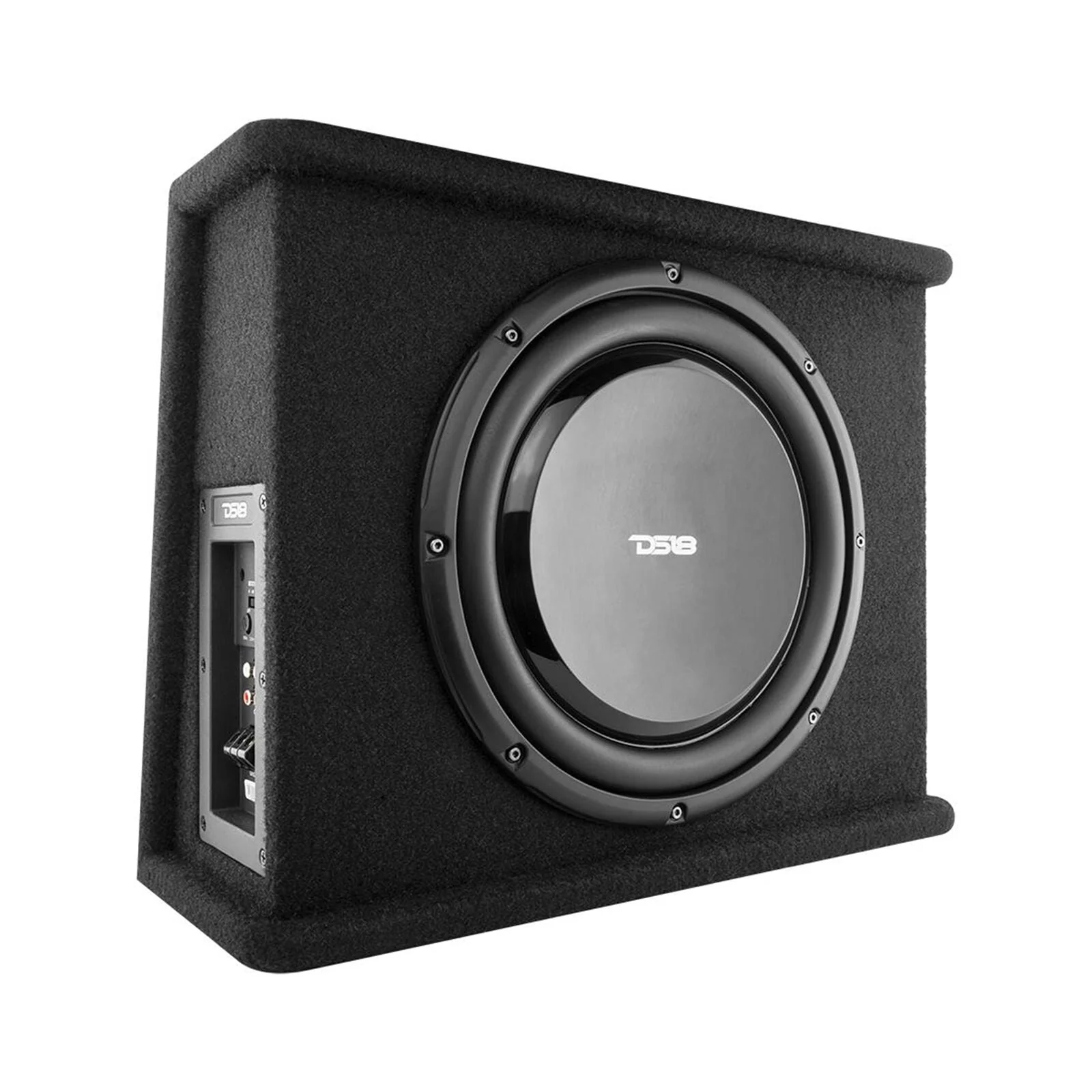 DS18 12" Shallow Subwoofer Bass Package 700 Watts 2 Ohm with Built In Amplifier - Image 2