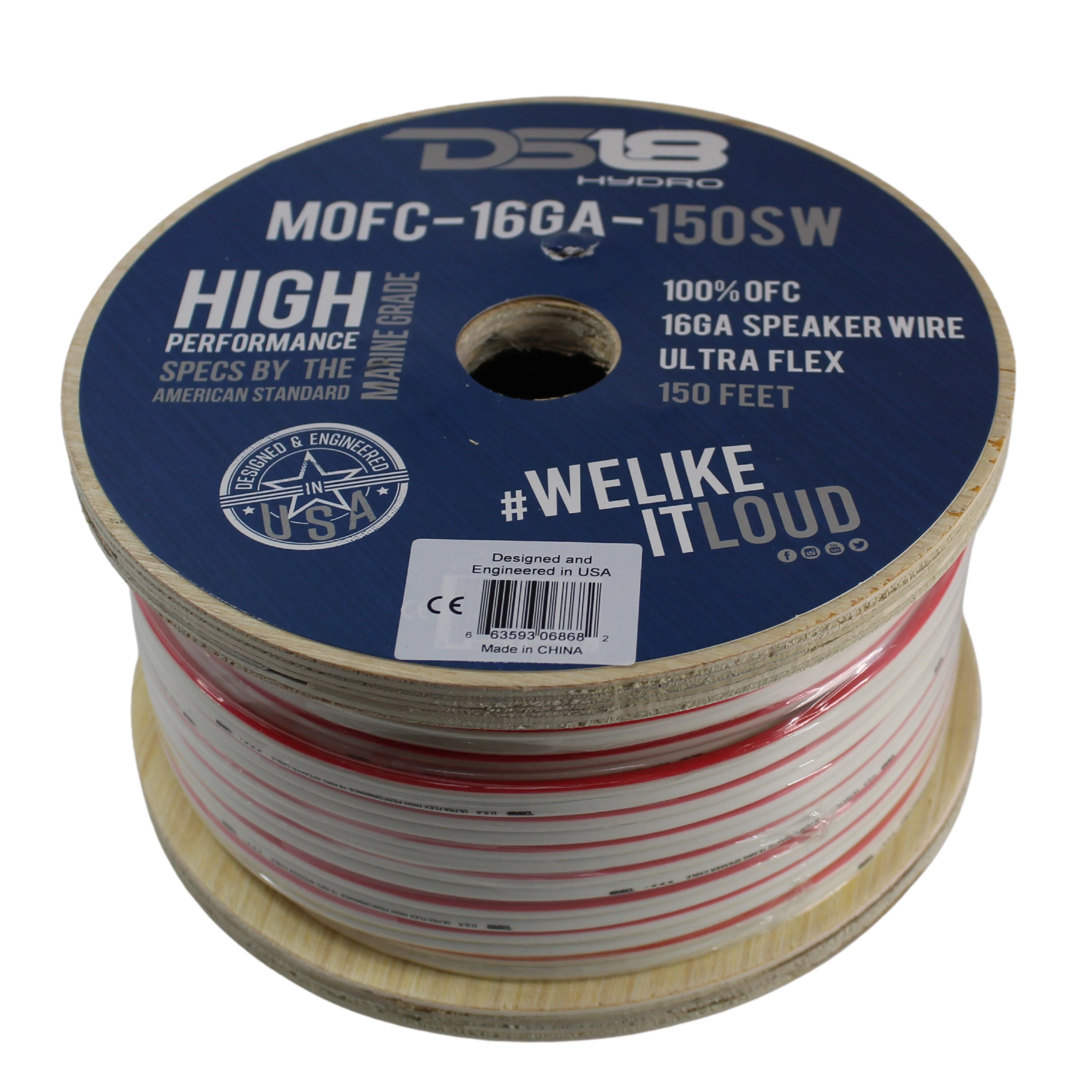 DS18 16 AWG 100% OFC Tinned Marine Speaker Wire White Lot Cut By The Foot - Image 2